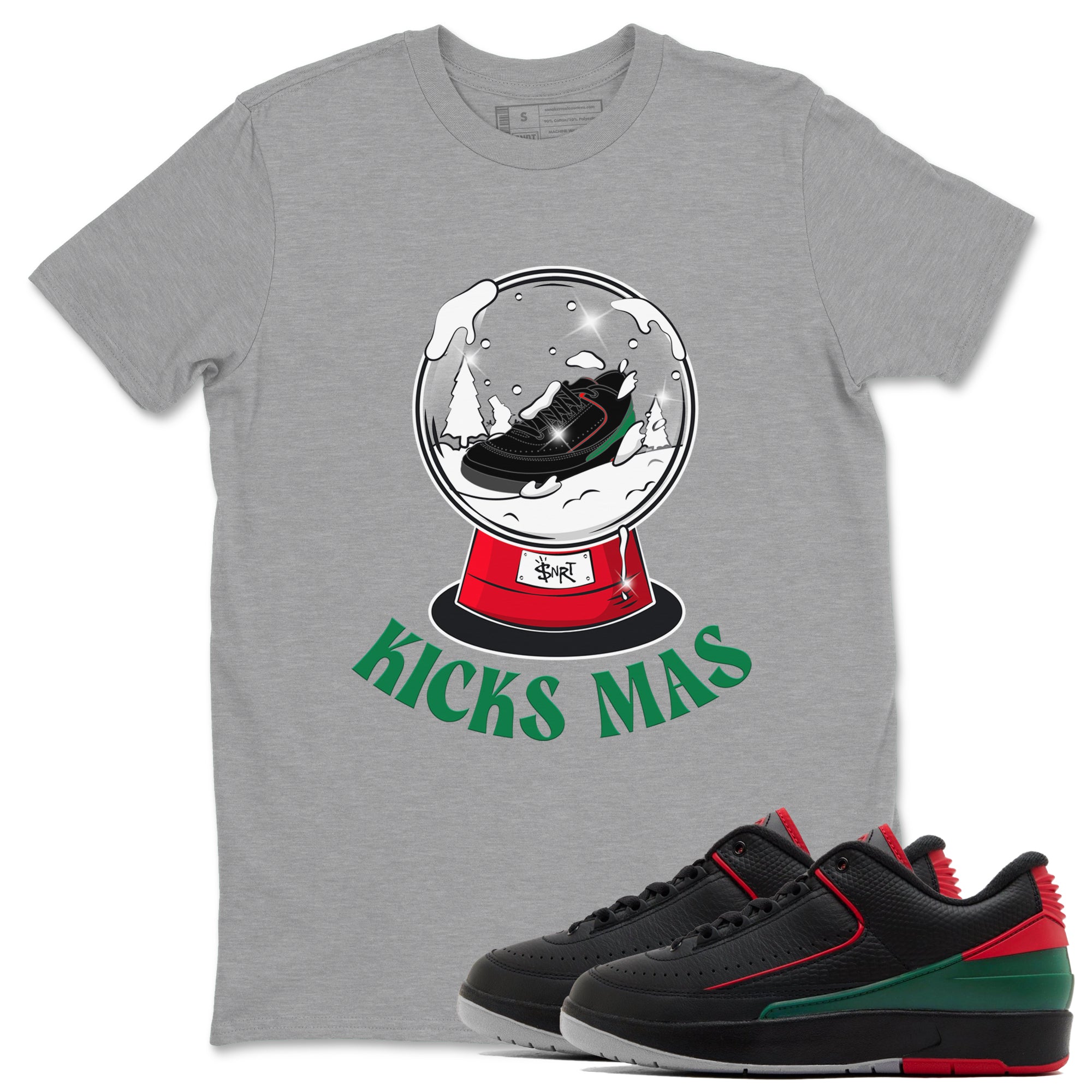Snow Ball snkmatch Tee - Air Jordan 2 Christmas