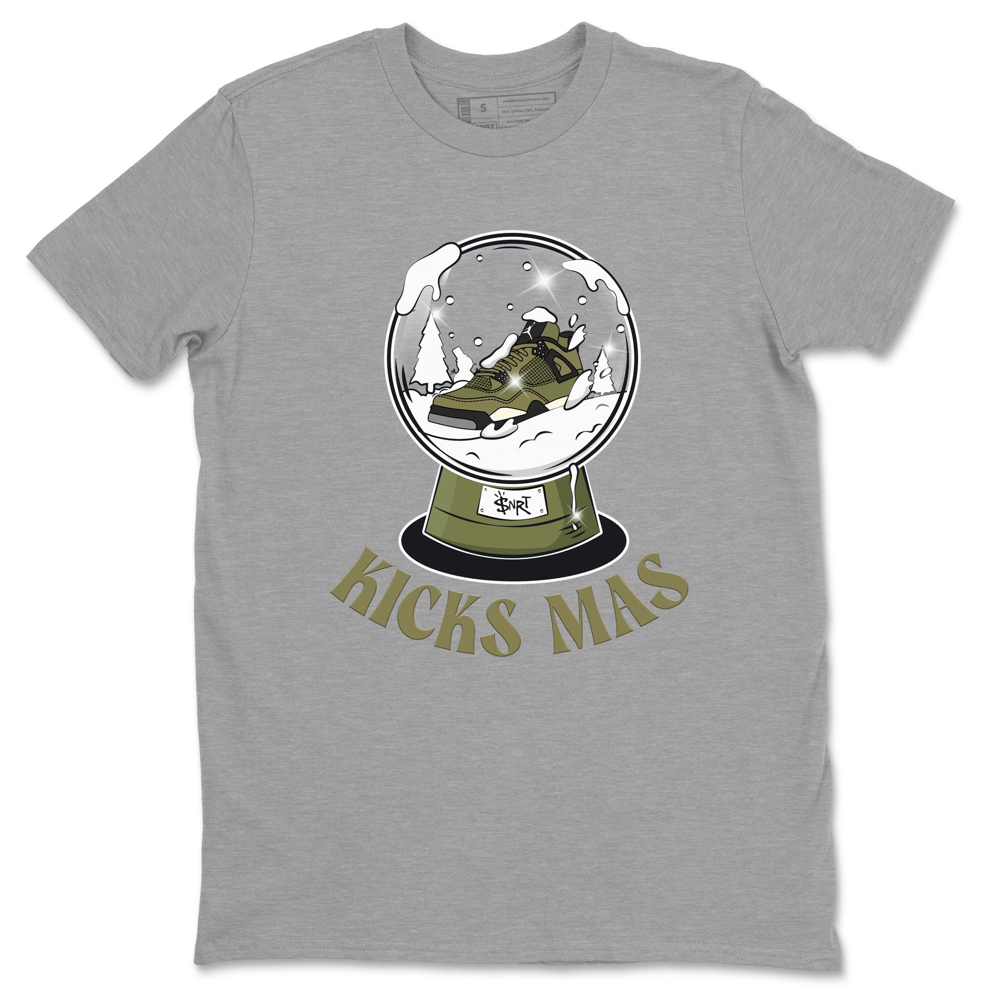 Snow Ball snkmatch Tee - Air Jordan 4 Medium Olive