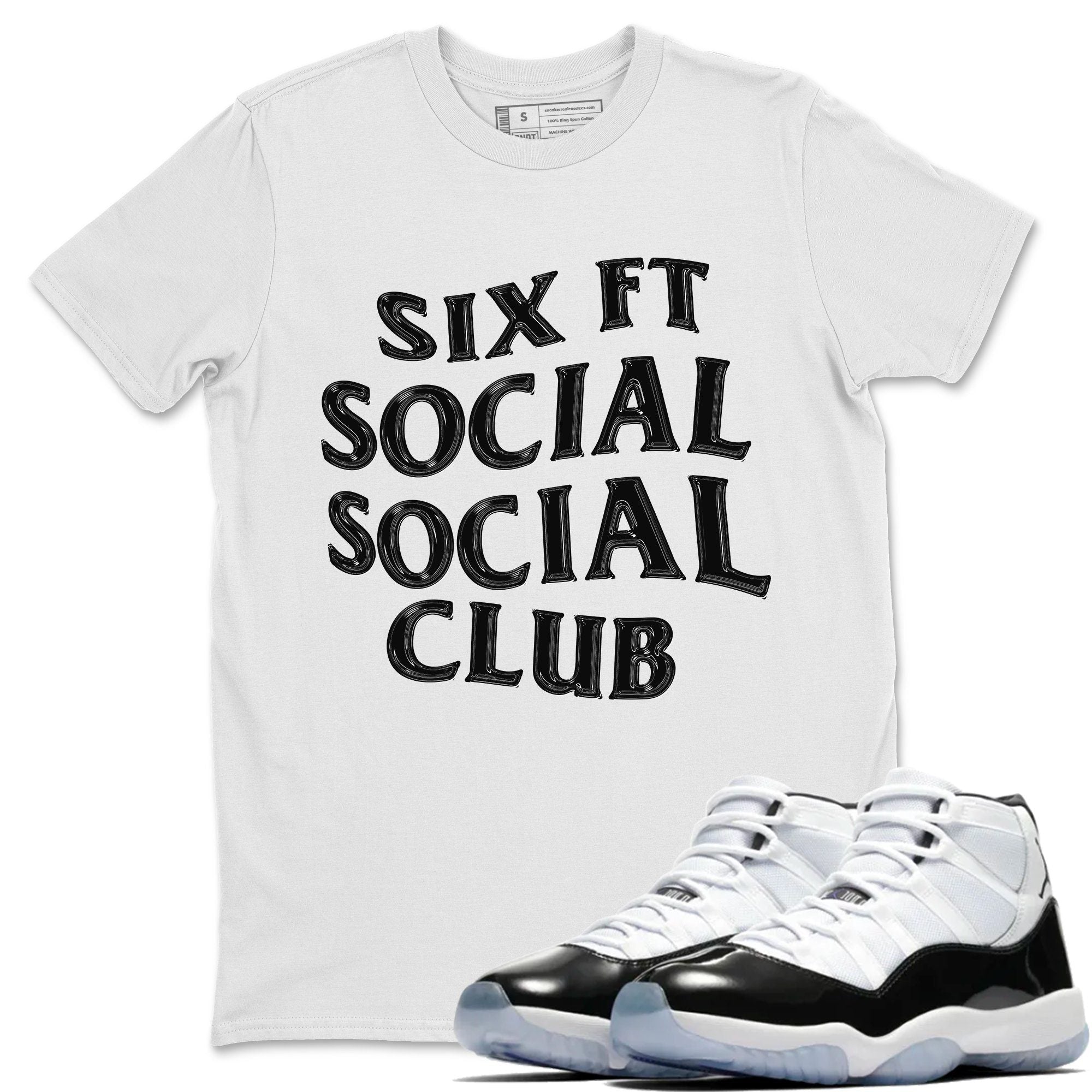 Six Ft Social Club Unisex Tops - Air Jordan 11 Concord