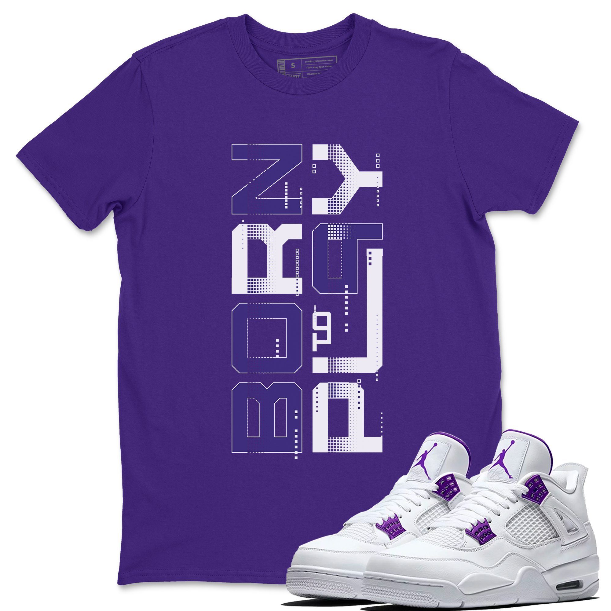 Born To Play Unisex Tops - Air Jordan 4 Court Purple