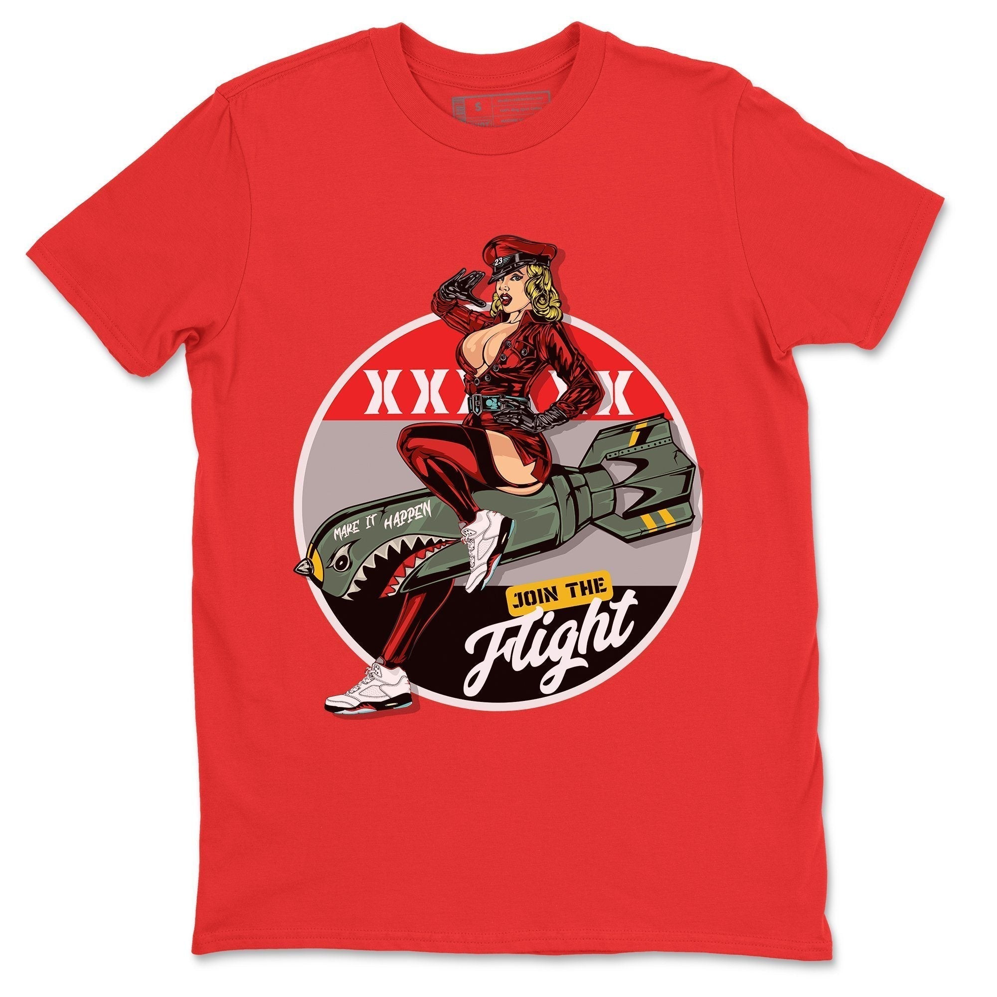 Pin Up Girl Unisex Tops - Air Jordan 5 Fire Red