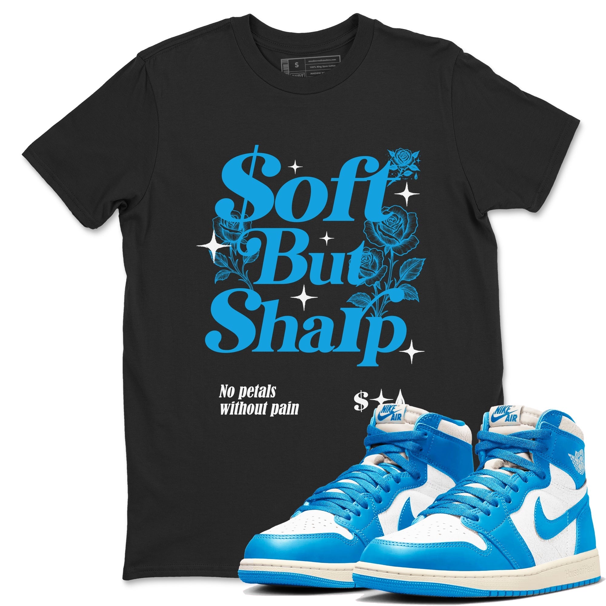 Soft but Sharp snkmatch Tees - Air Jordan 1 UNC Reimagined