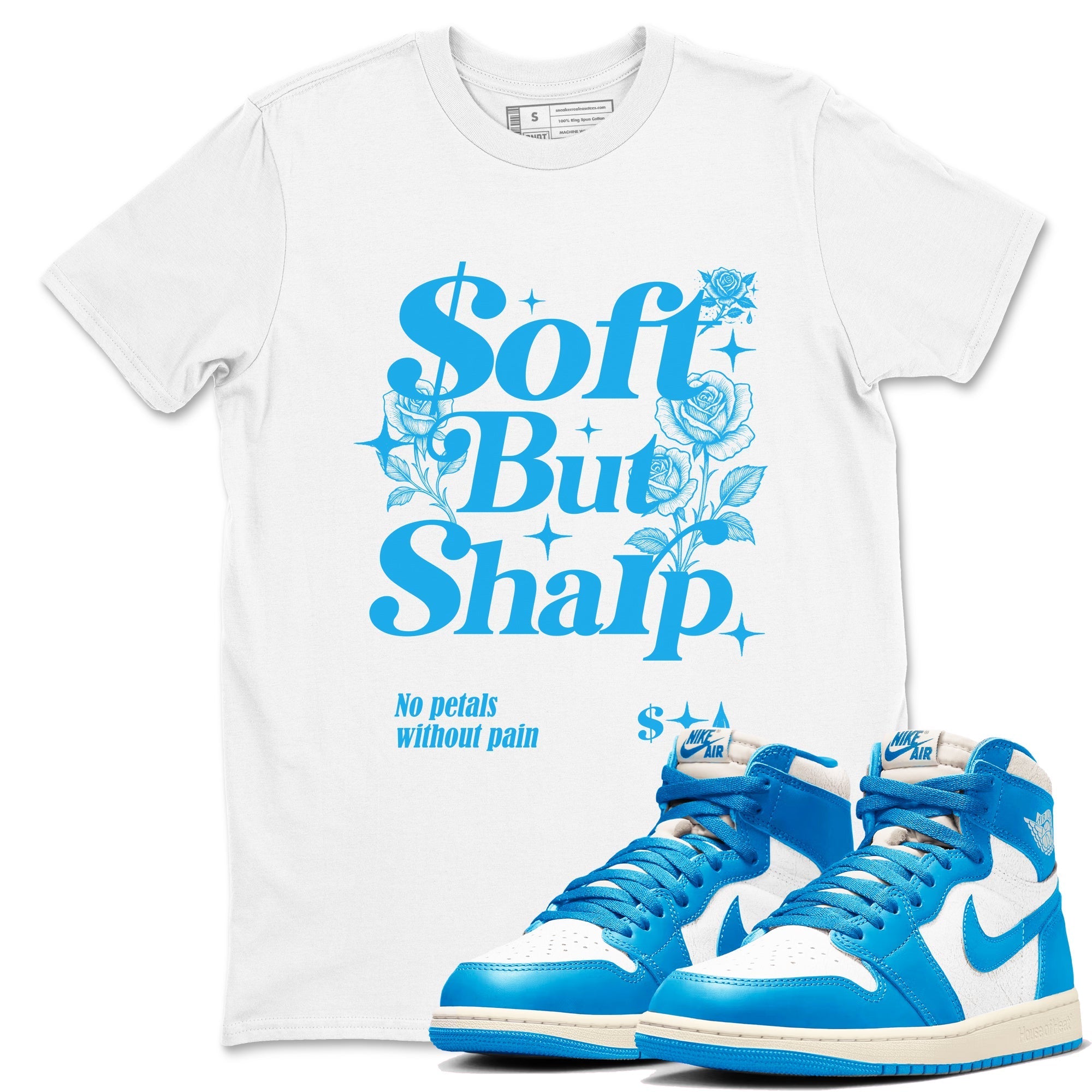 Soft but Sharp snkmatch Tees - Air Jordan 1 UNC Reimagined