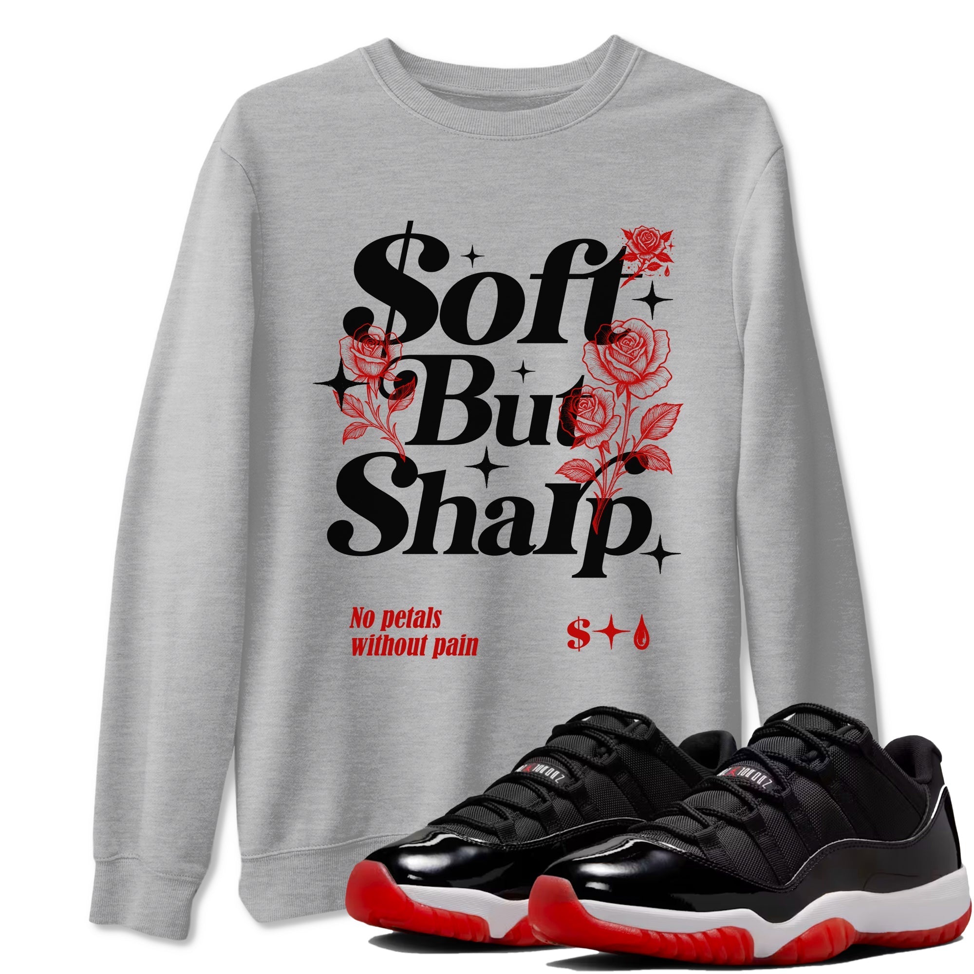 Soft but Sharp snkmatch Tees - Air Jordan 11 Bred