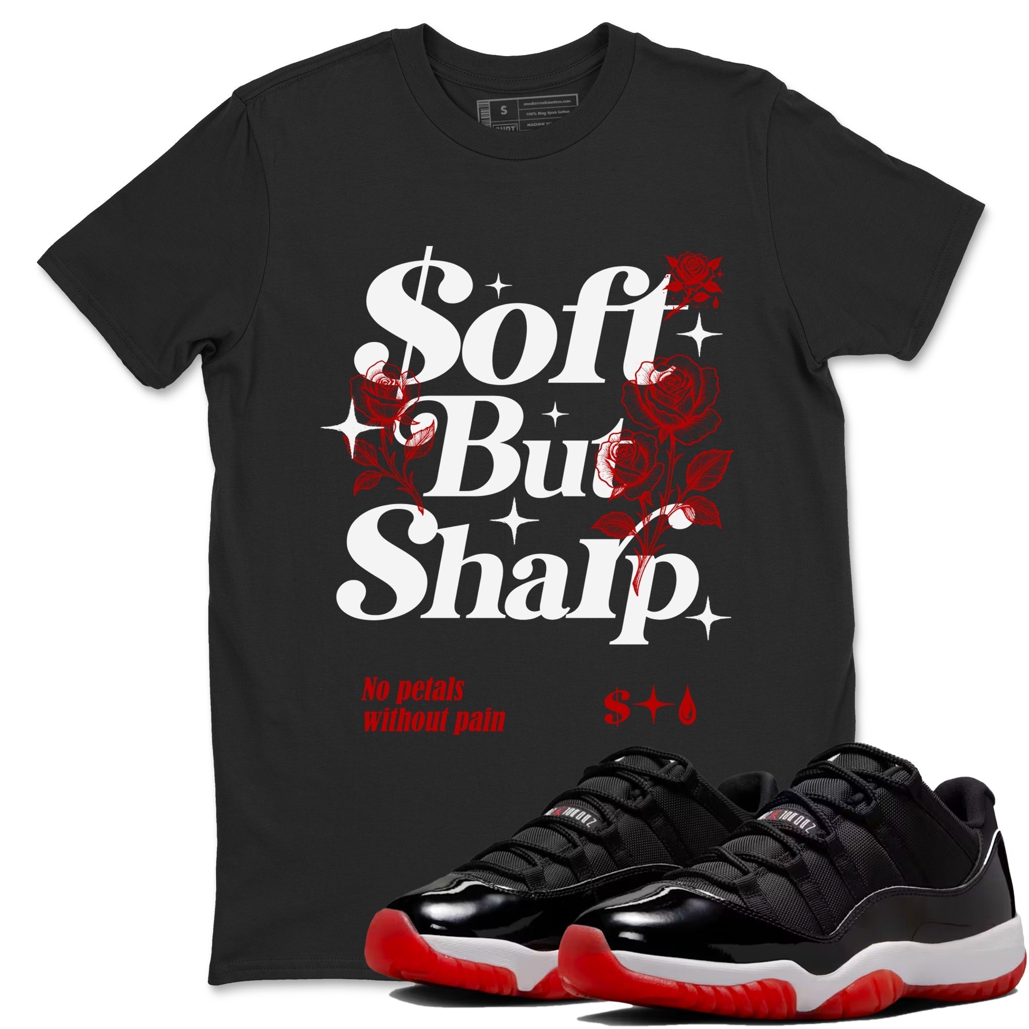Soft but Sharp snkmatch Tees - Air Jordan 11 Bred