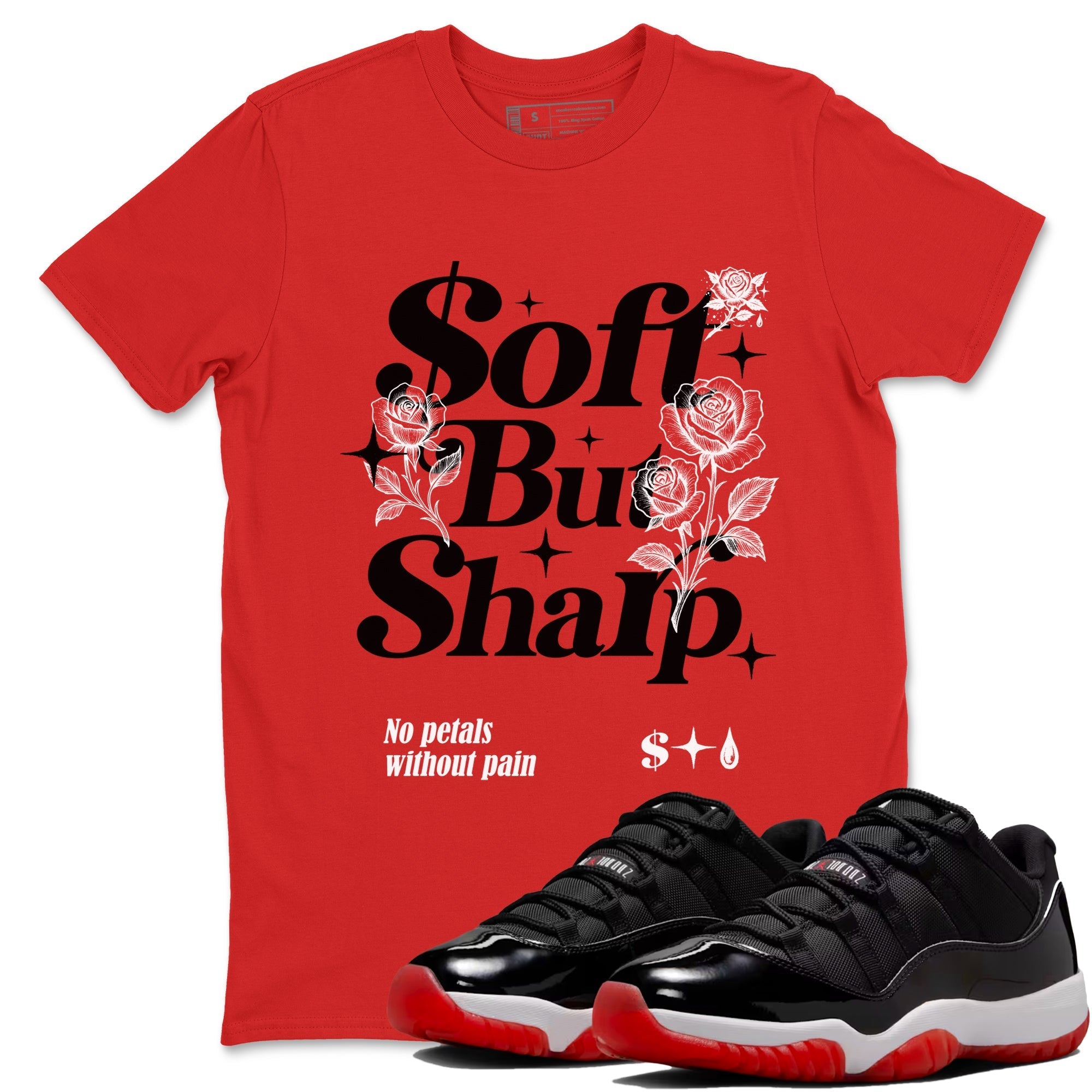 Soft but Sharp snkmatch Tees - Air Jordan 11 Bred