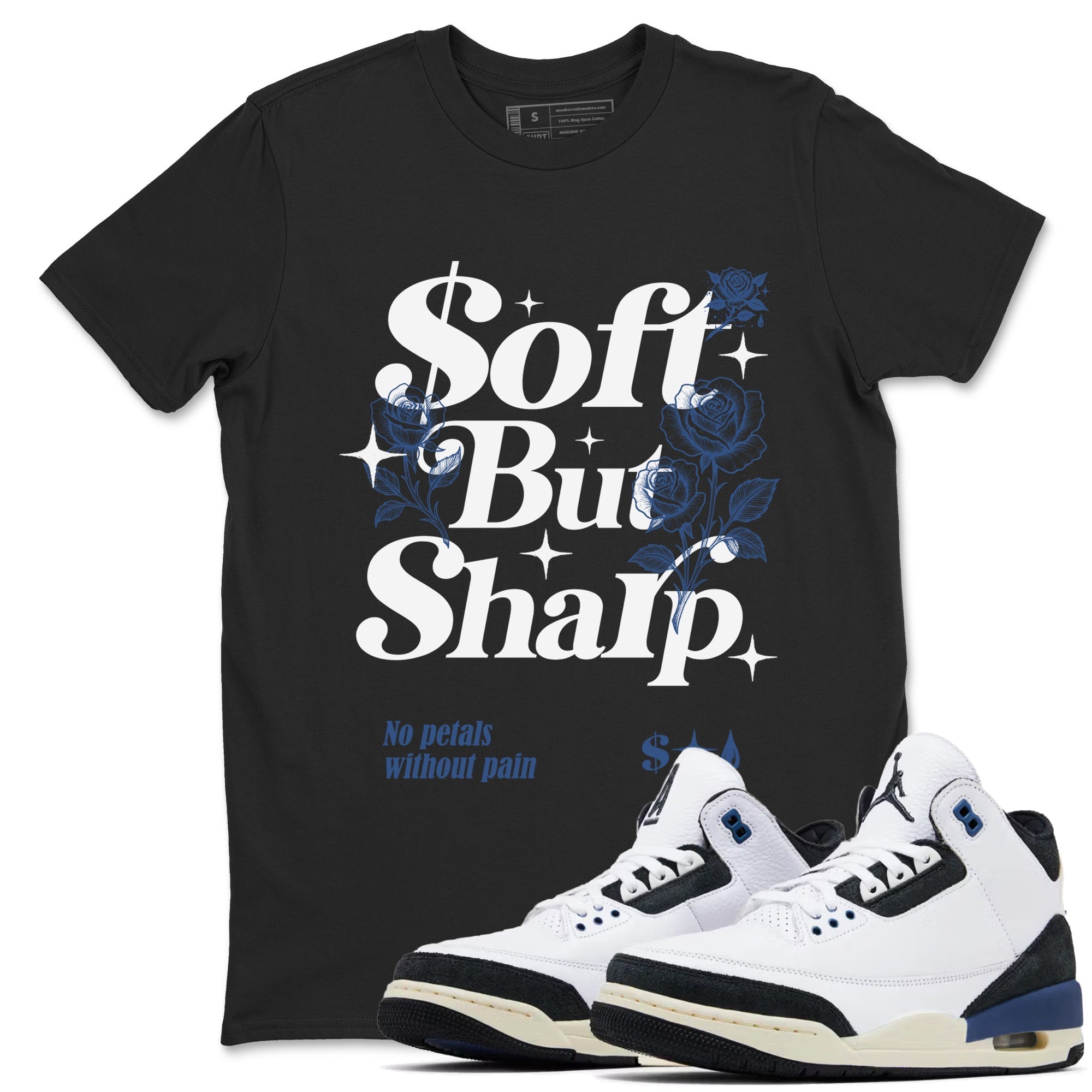 Soft but Sharp snkmatch Tees - Air Jordan 3 A Ma Maniere x Diffused Blue