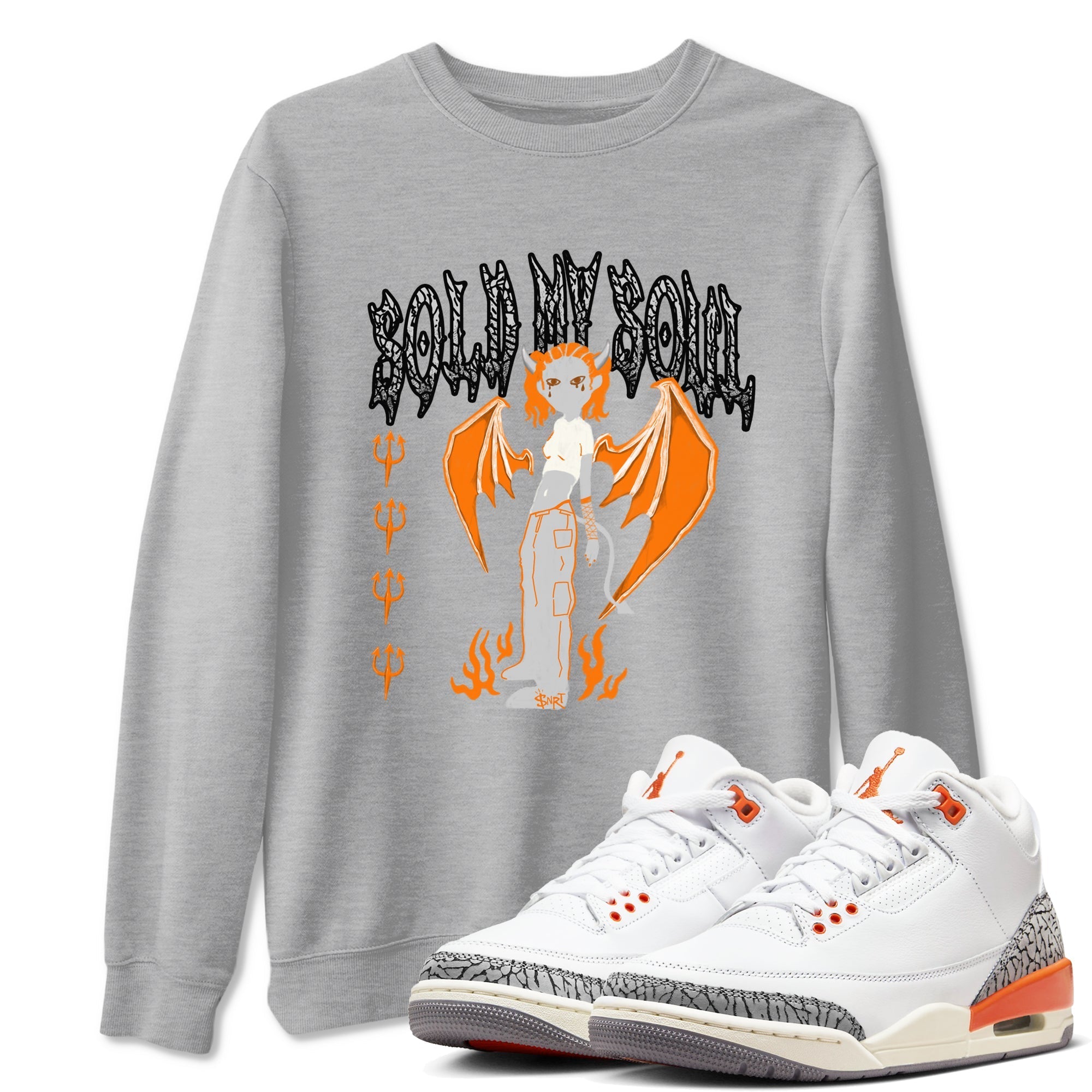 Sold My Soul snkmatch Tees - Air Jordan 3 Georgia Peach