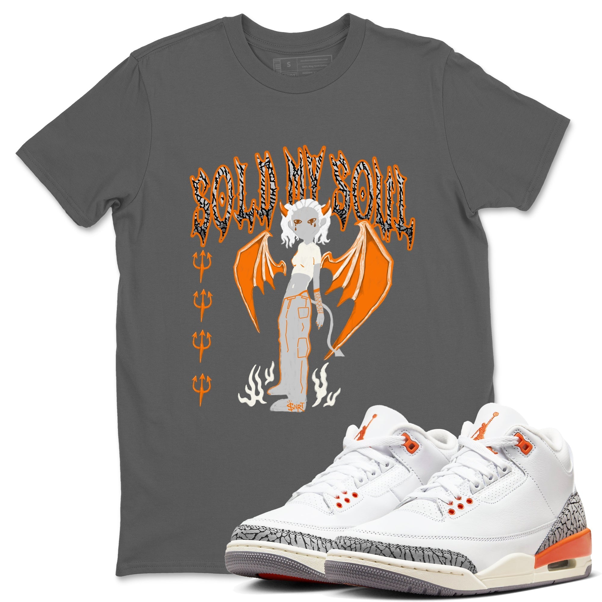 Sold My Soul snkmatch Tees - Air Jordan 3 Georgia Peach
