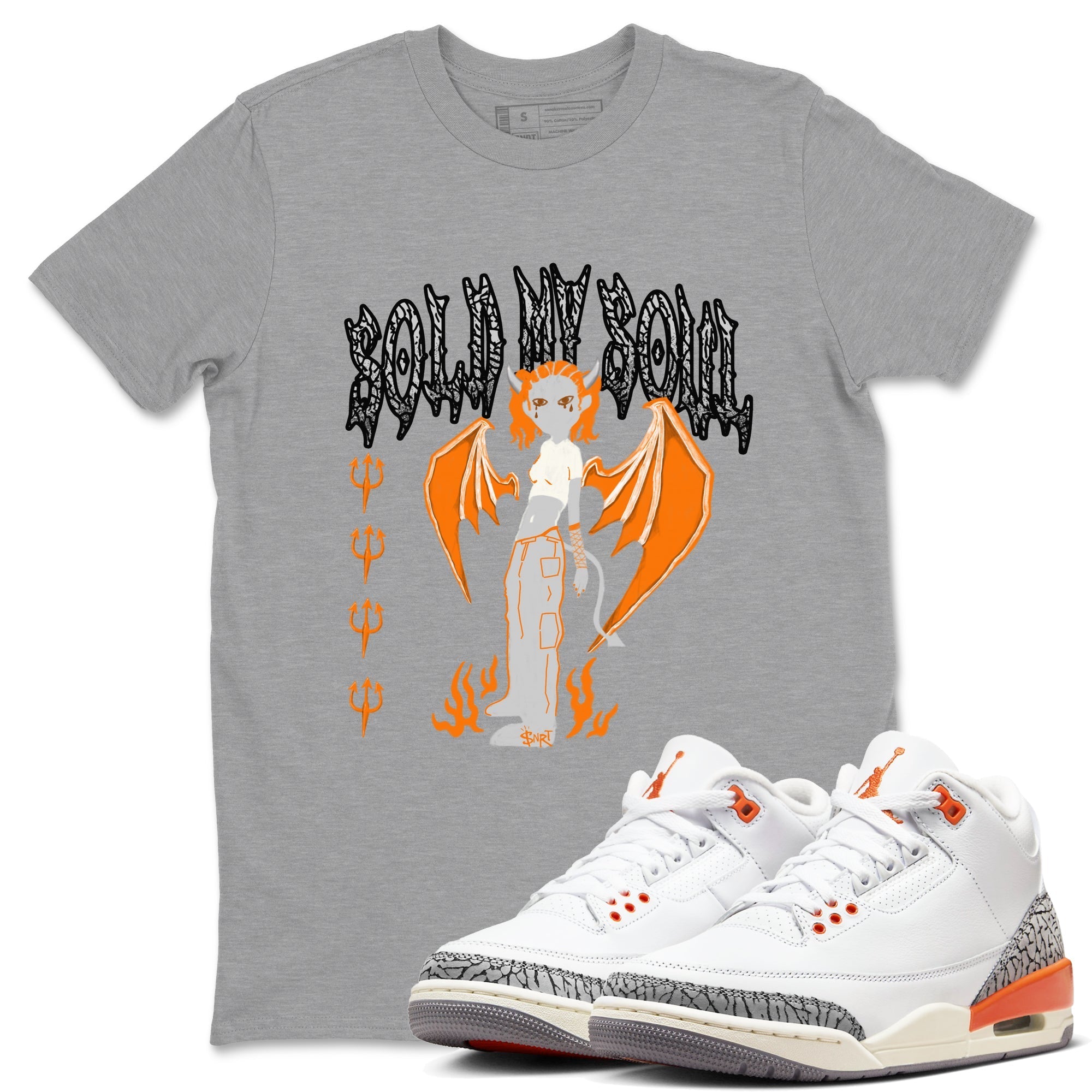 Sold My Soul snkmatch Tees - Air Jordan 3 Georgia Peach