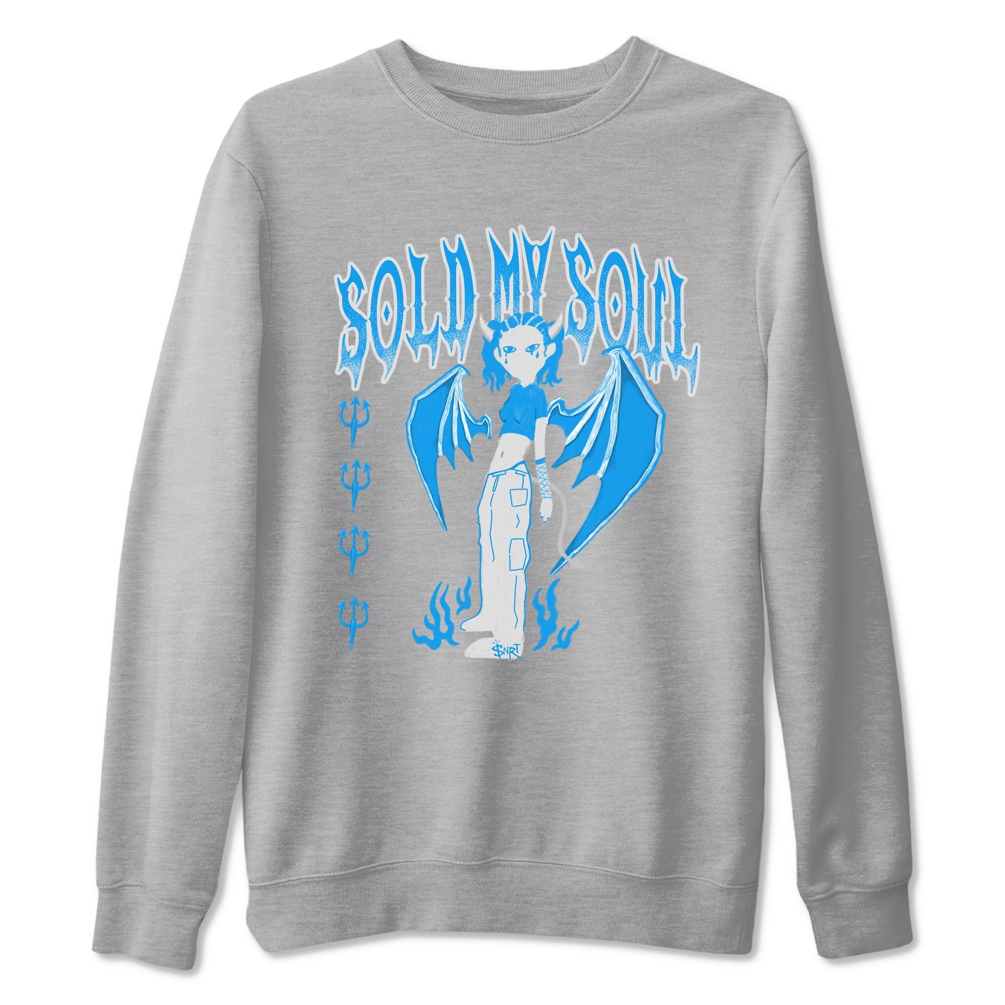 Sold My Soul snkmatch Tees - Air Jordan 4 Military Blue