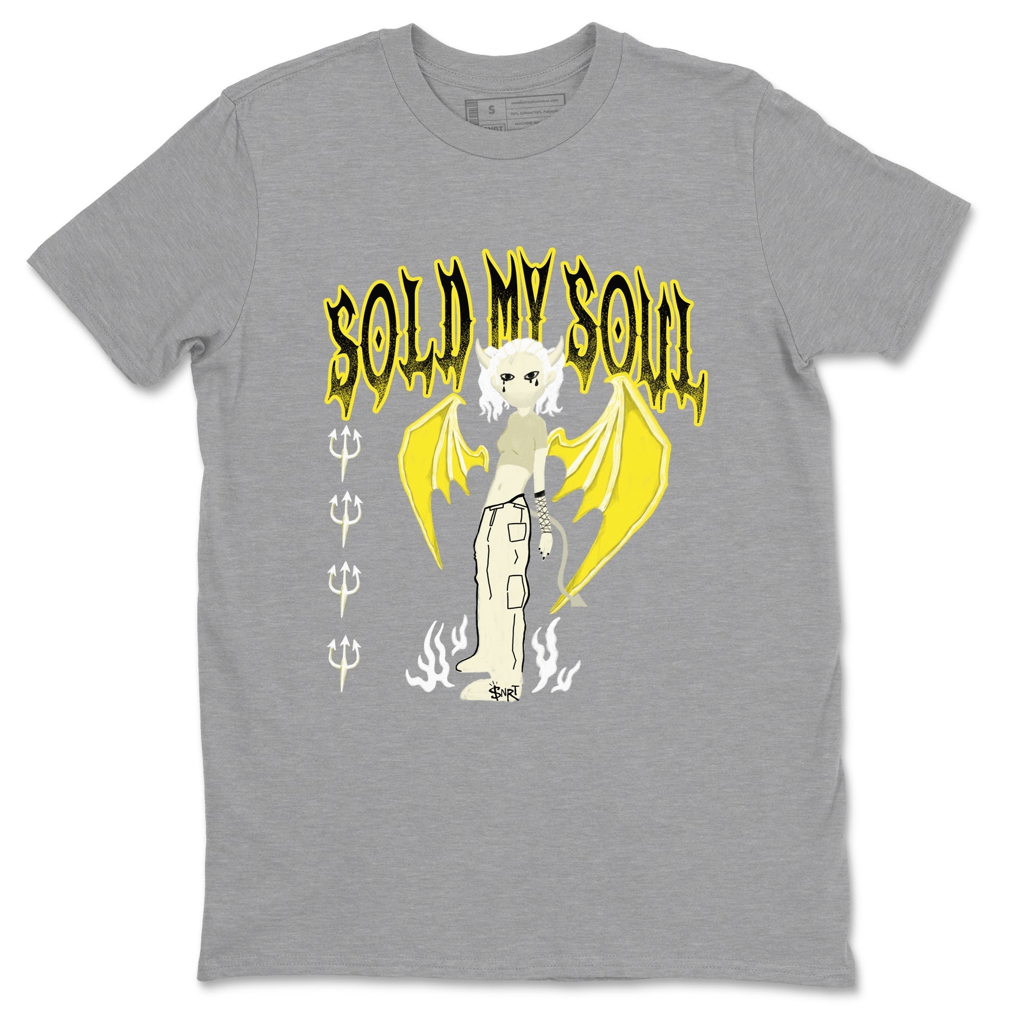 Sold My Soul snkmatch Tees - Air Jordan 4 Vivid Sulfur