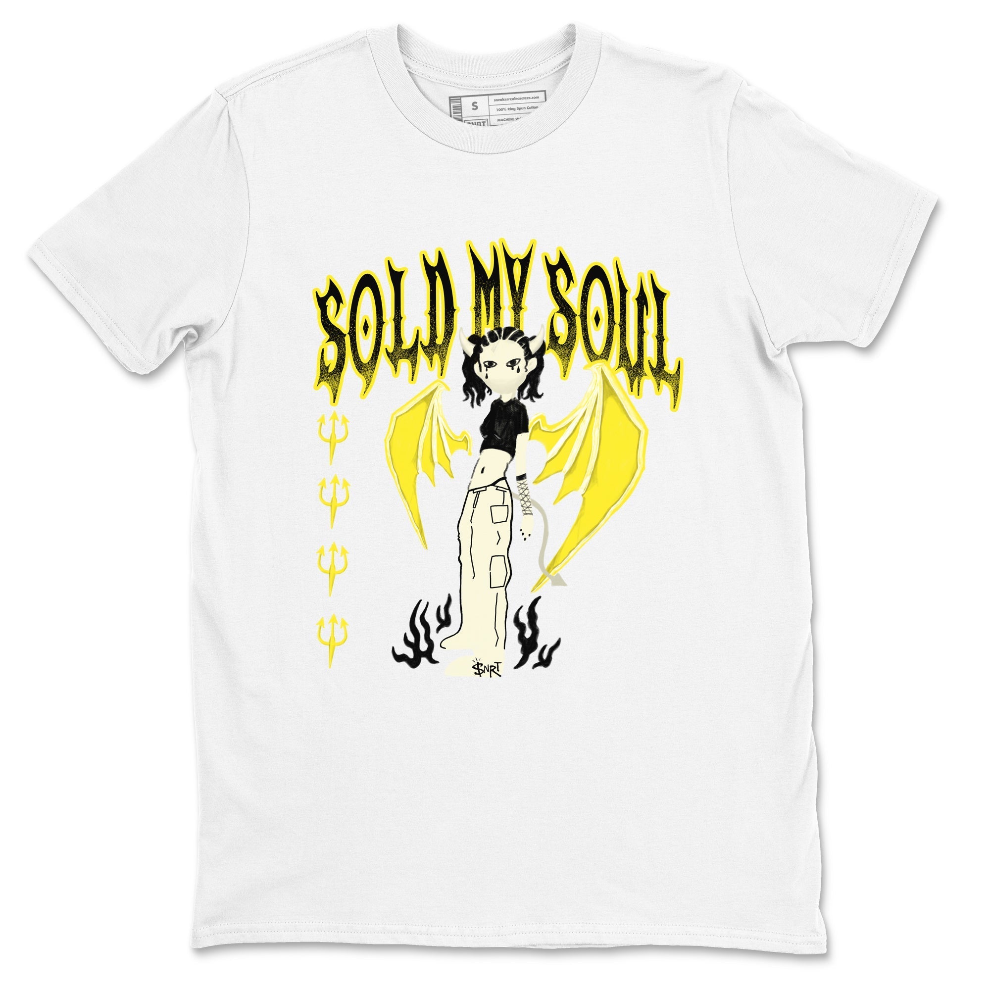 Sold My Soul snkmatch Tees - Air Jordan 4 Vivid Sulfur