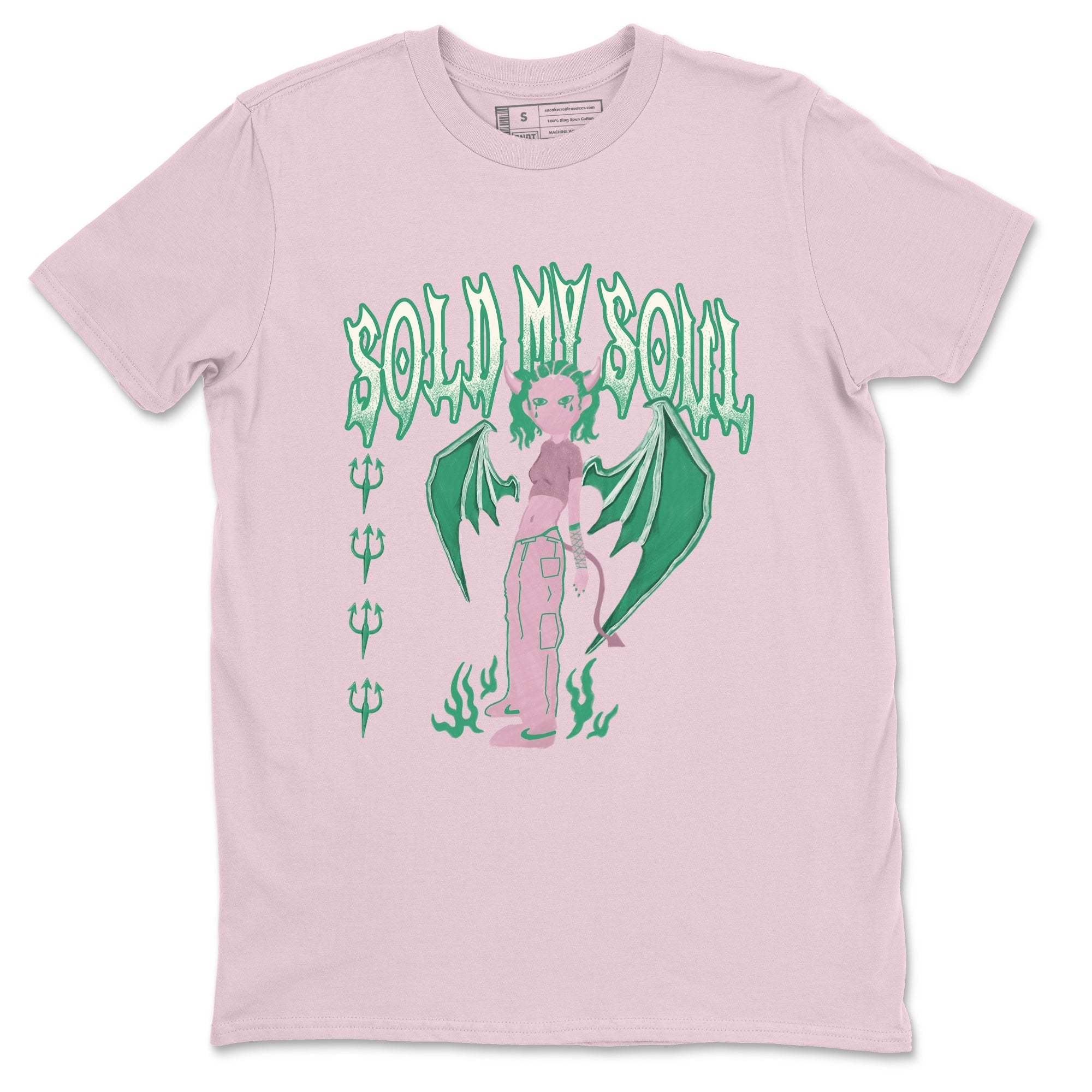 Sold My Soul snkmatch Tees - Dunk Medium Soft Pink Malachite