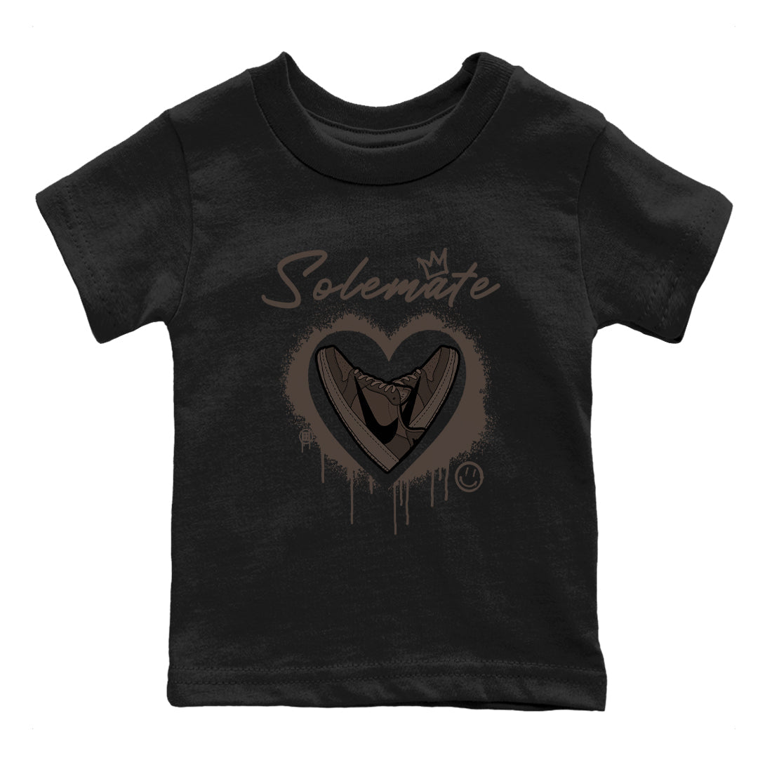 Solemate snkmatch Tees Kids - Air Jordan 1 Travis Scott Velvet Brown