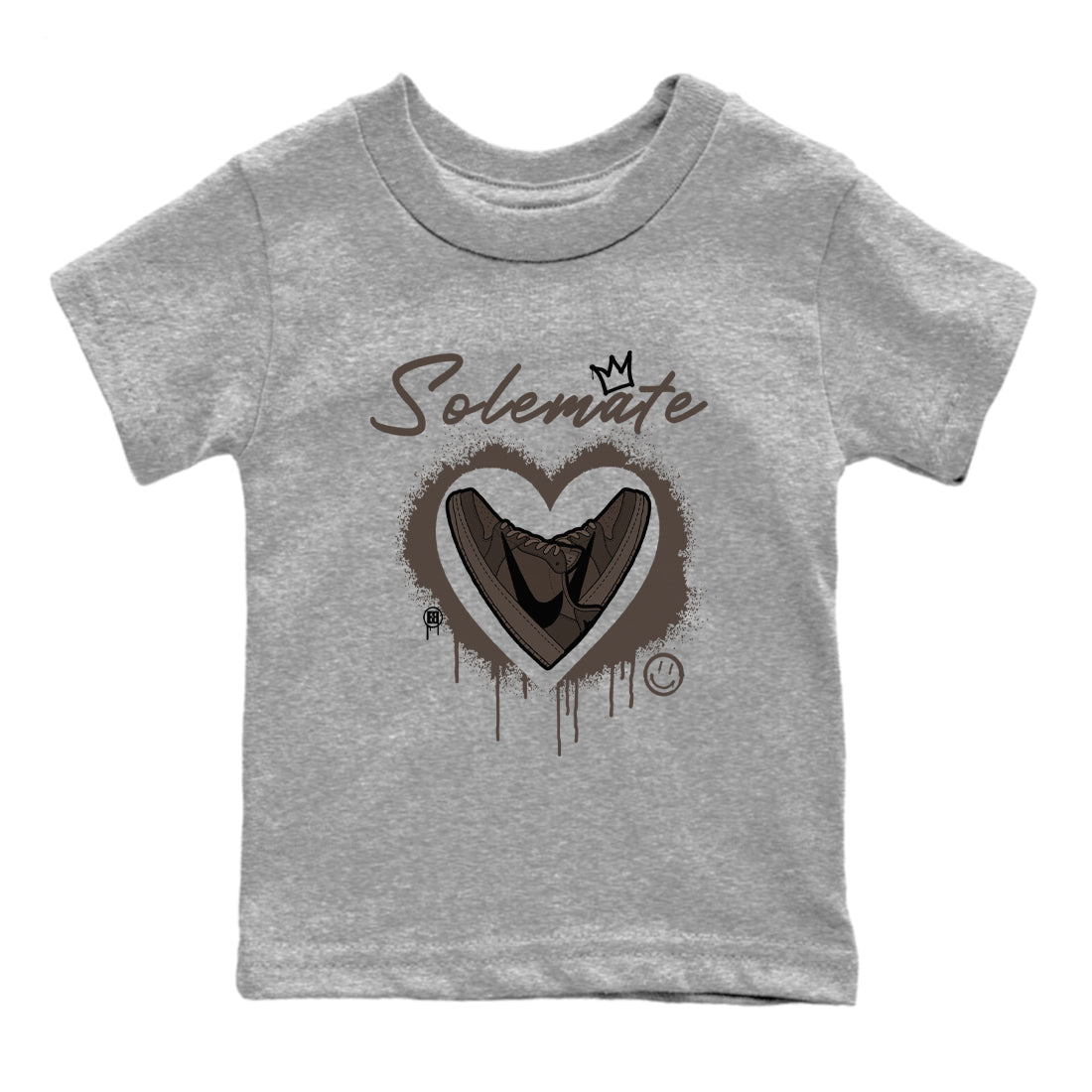 Solemate snkmatch Tees Kids - Air Jordan 1 Travis Scott Velvet Brown