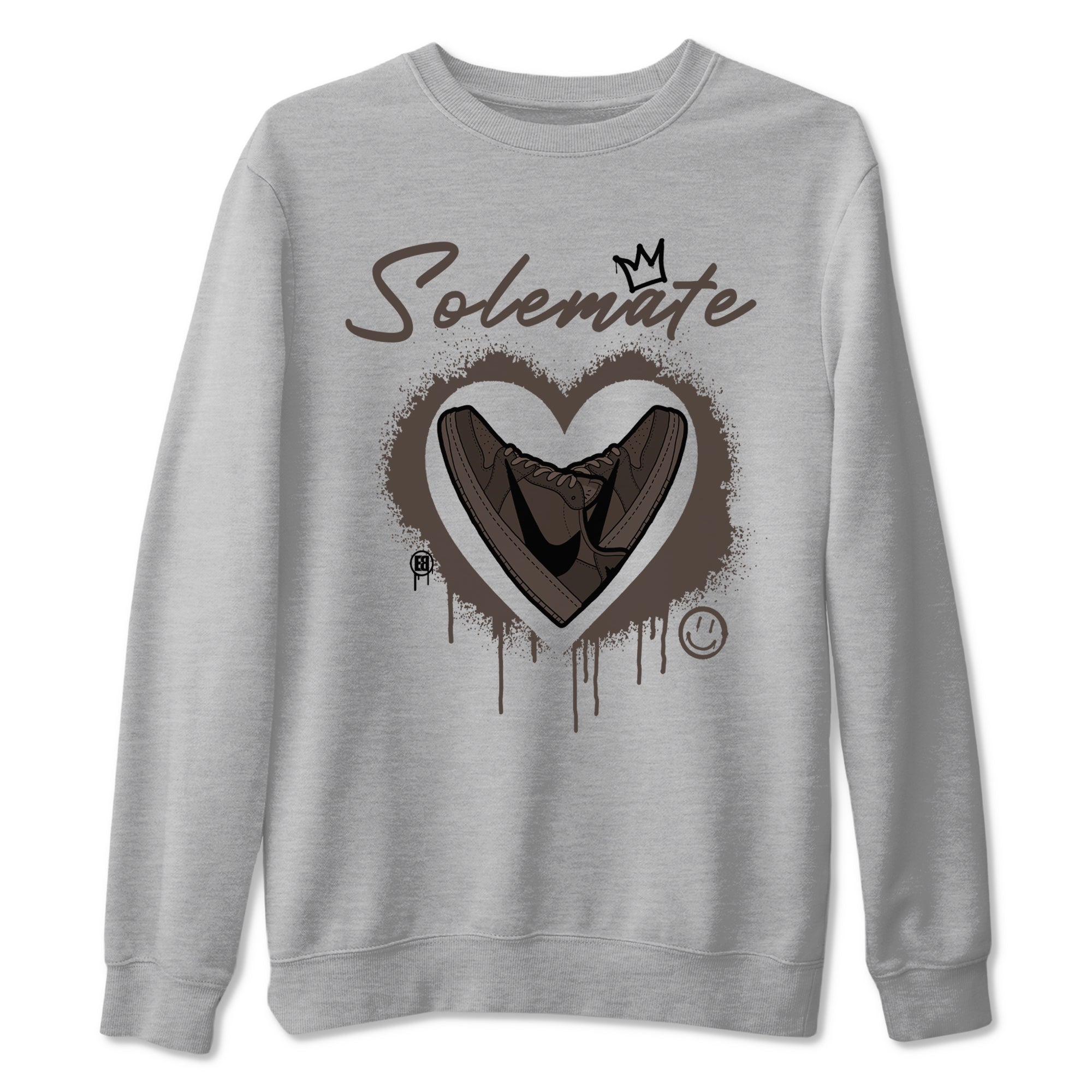 Solemate snkmatch Tees - Air Jordan 1 Travis Scott Velvet Brown