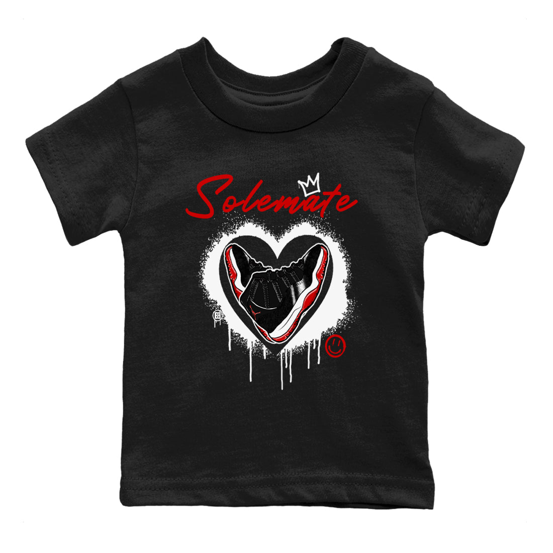 Solemate snkmatch Tees Kids - Air Jordan 11 Bred Velvet
