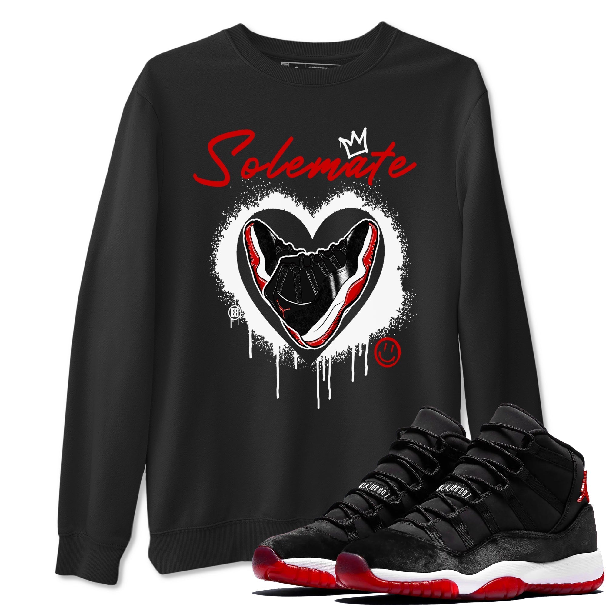 Solemate snkmatch Tees - Air Jordan 11 Bred Velvet