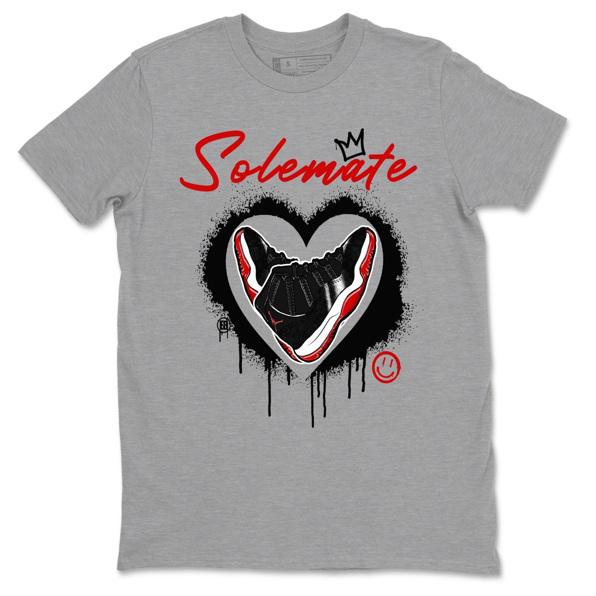 Solemate snkmatch Tees - Air Jordan 11 Bred Velvet