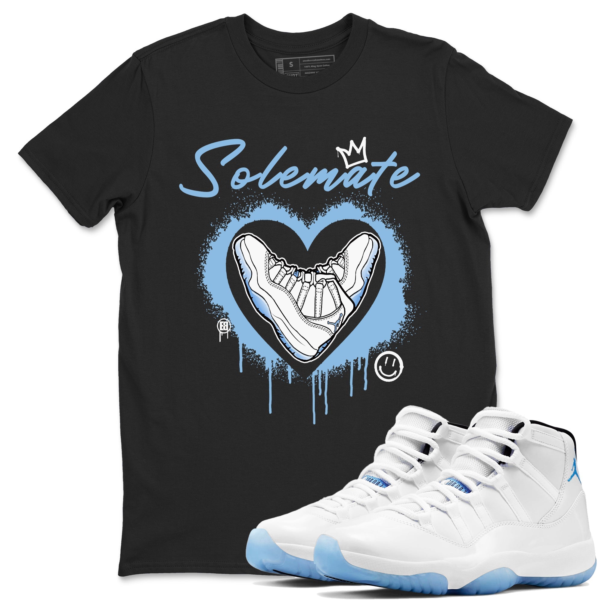 Solemate snkmatch Tees - Air Jordan 11 Legend Blue