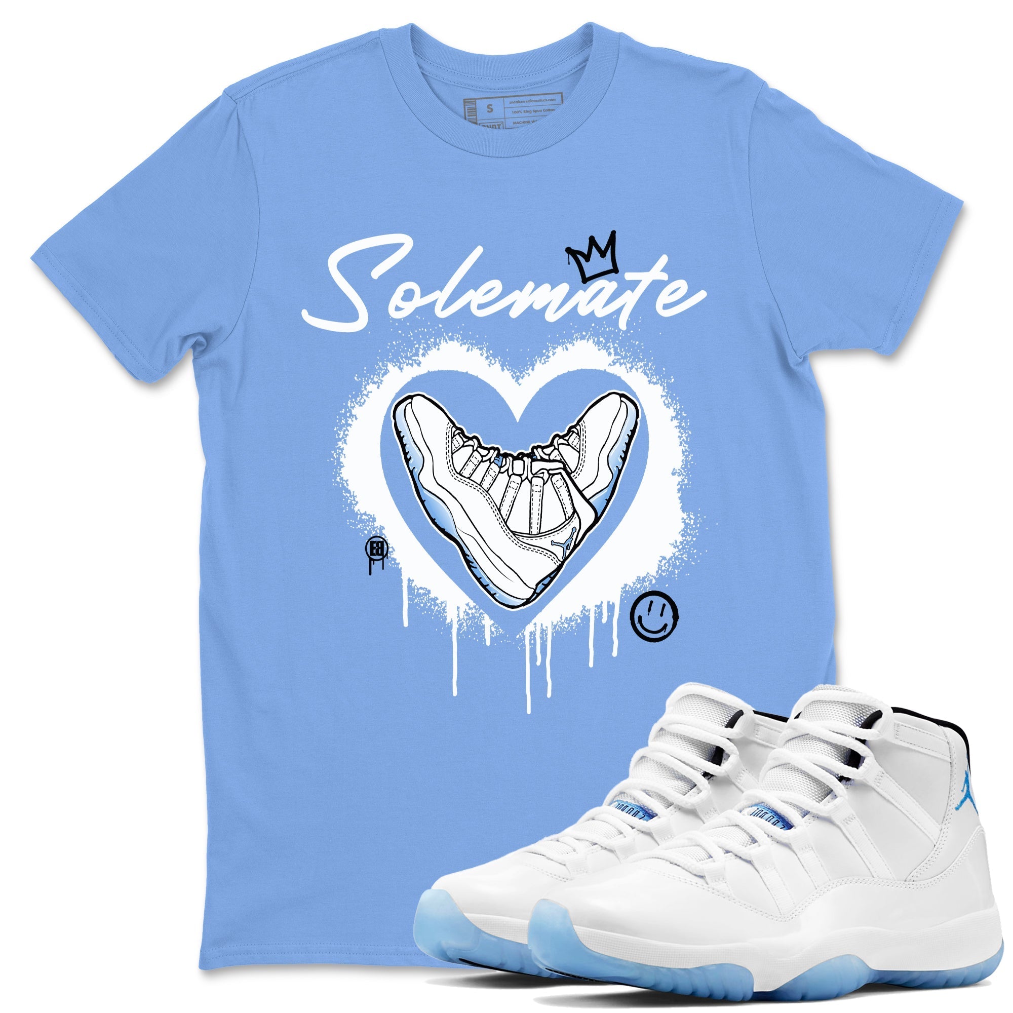 Solemate snkmatch Tees - Air Jordan 11 Legend Blue