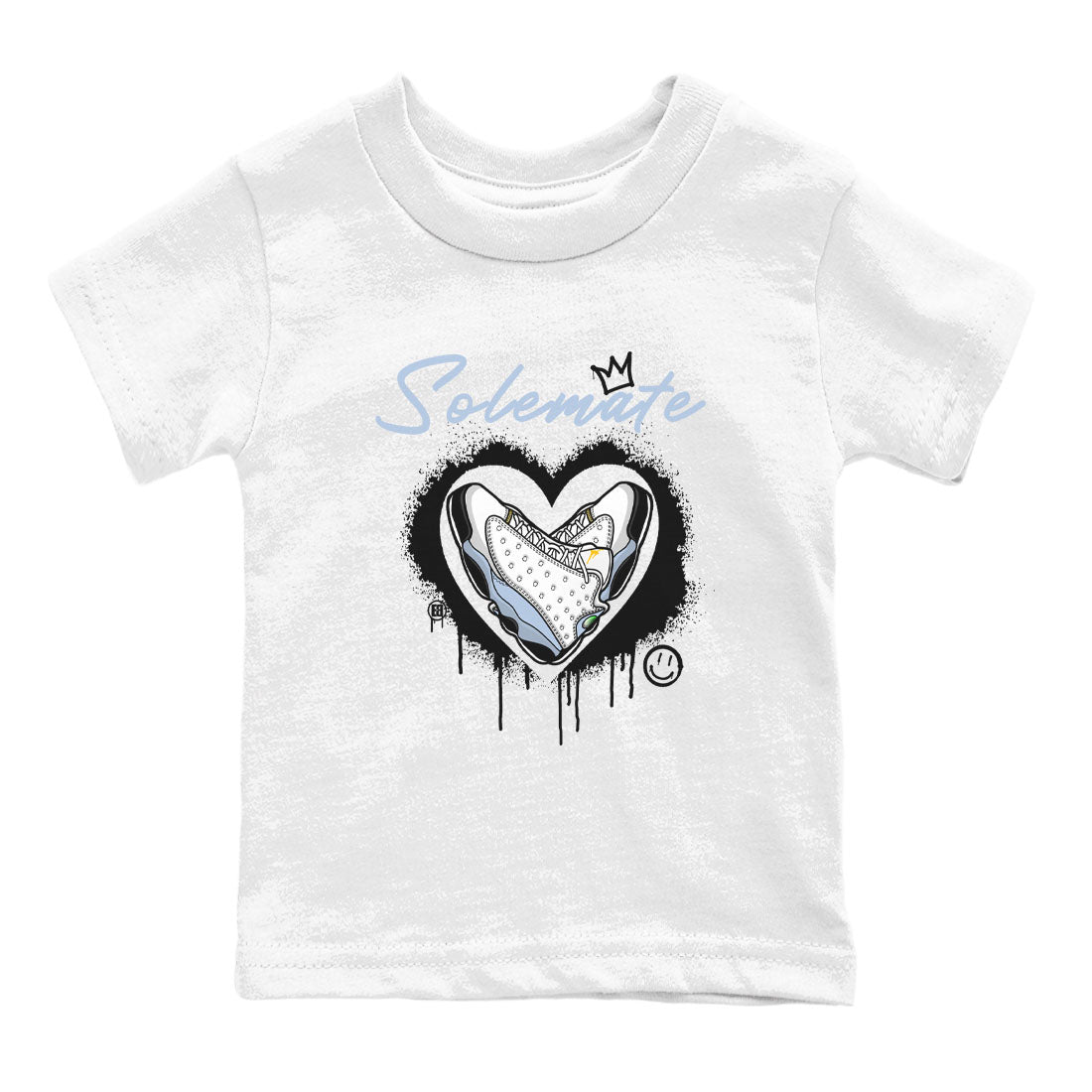 Solemate snkmatch Tees Kids - Air Jordan 13 Blue Grey
