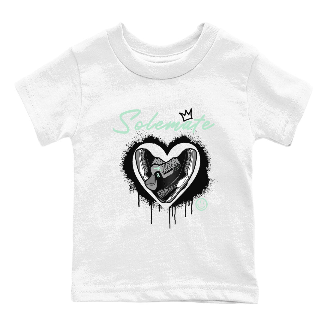 Solemate snkmatch Tees Kids - Air Jordan 3 Green Glow
