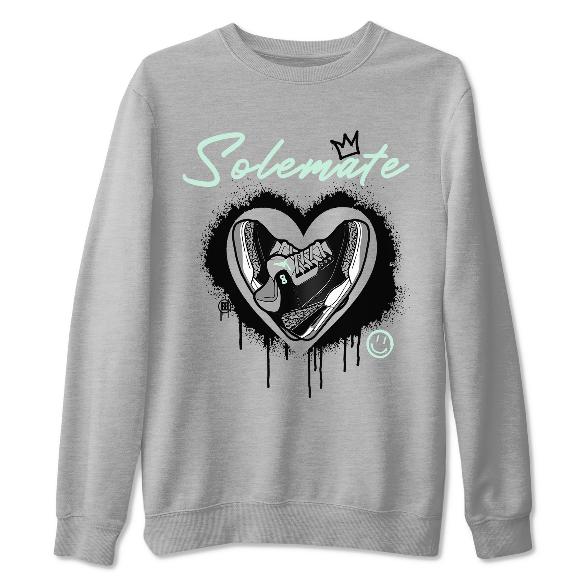 Solemate snkmatch Tees - Air Jordan 3 Green Glow