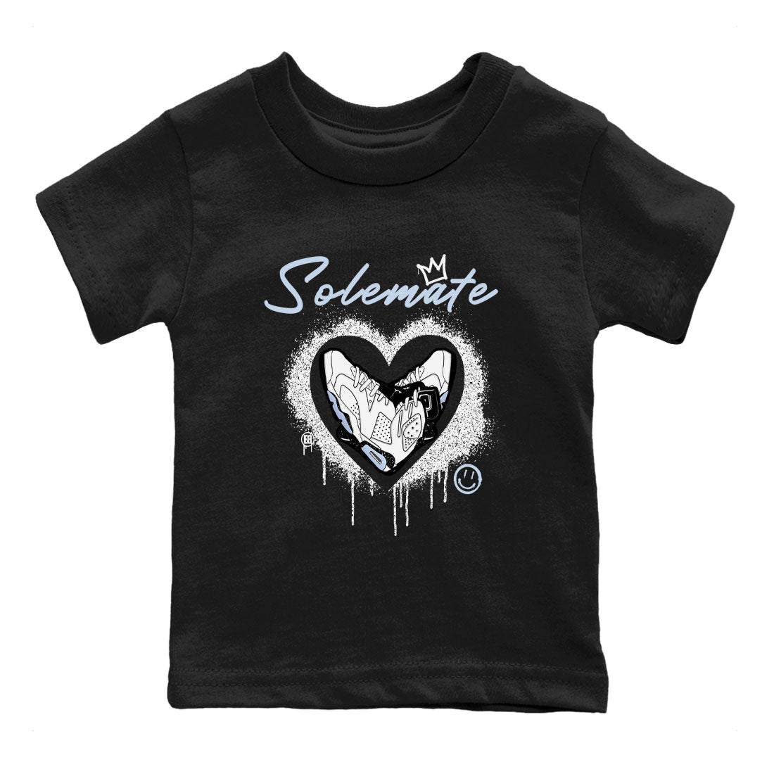 Solemate snkmatch Tees Kids - Air Jordan 6 White Black