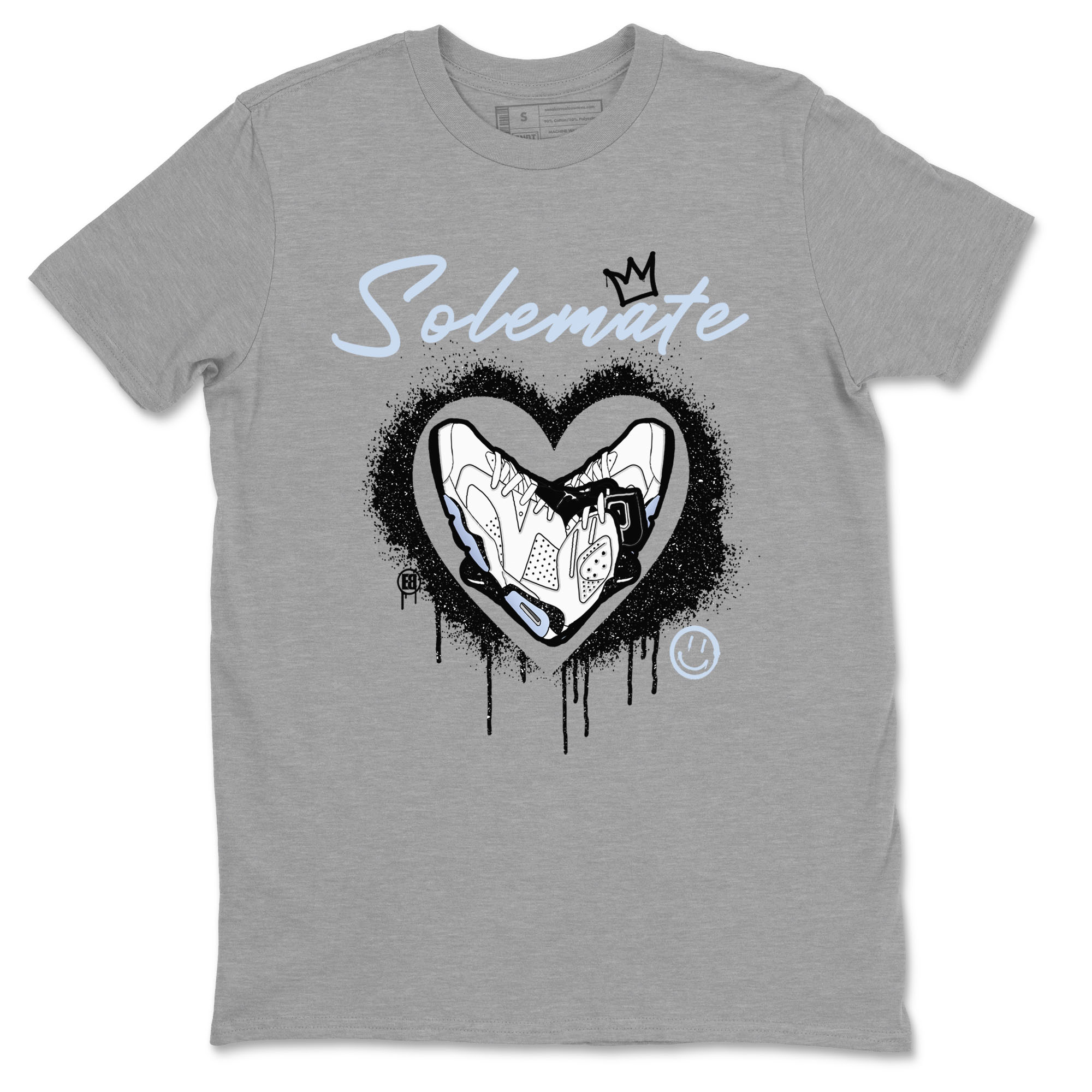 Solemate snkmatch Tees - Air Jordan 6 White Black