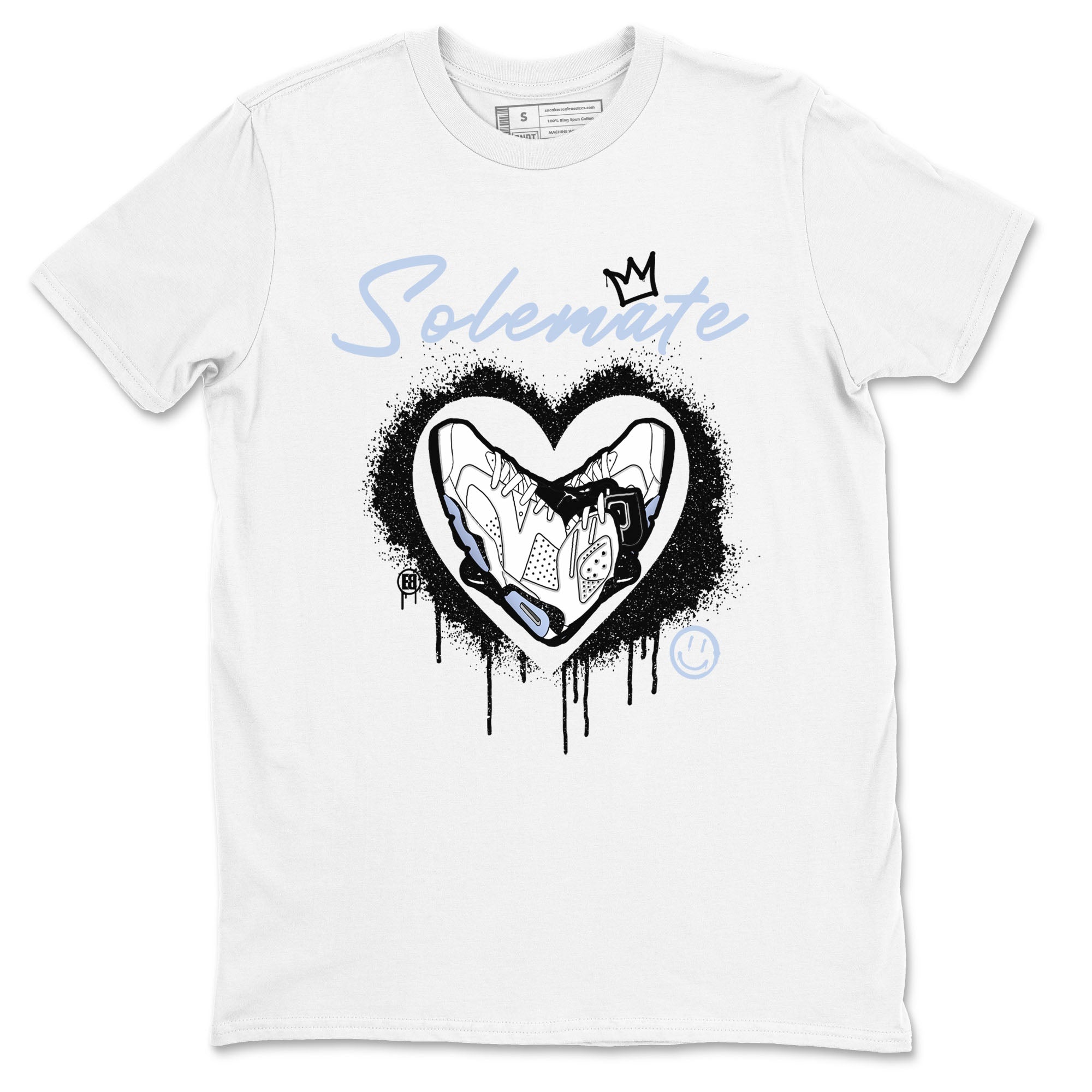 Solemate snkmatch Tees - Air Jordan 6 White Black