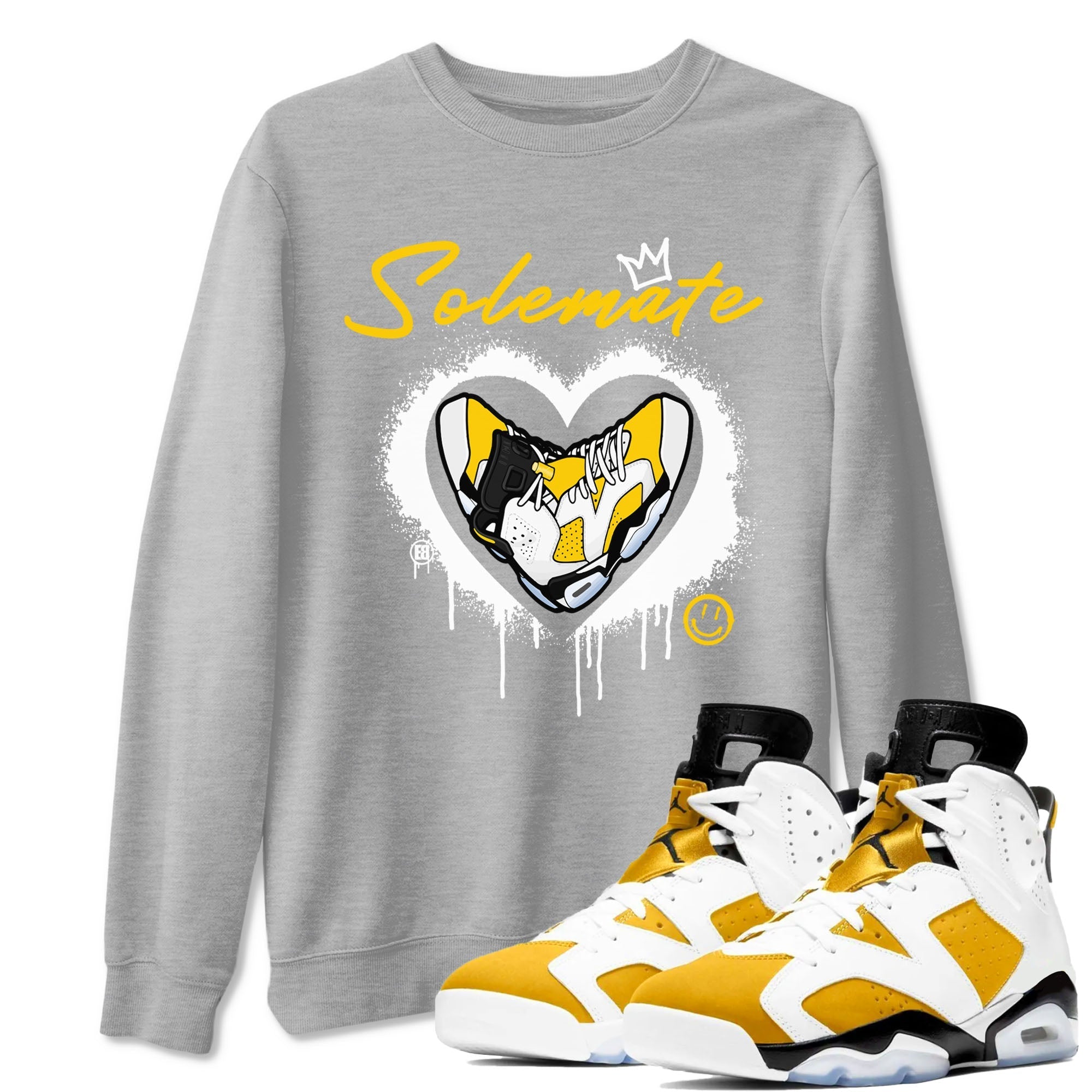 Solemate snkmatch Tees - Air Jordan 6 Yellow Ochre