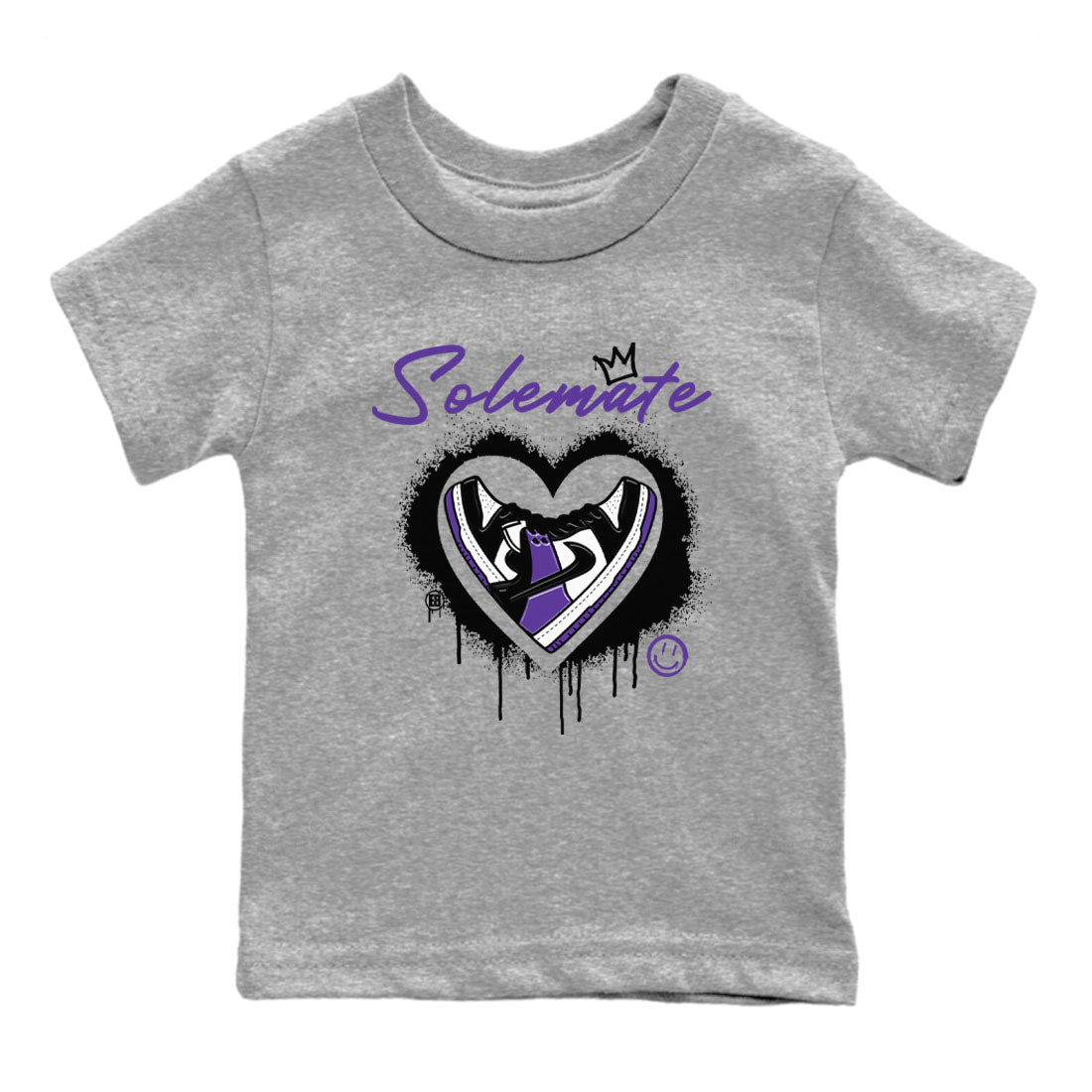 Solemate snkmatch Tees Kids - Dunk Low Court Purple
