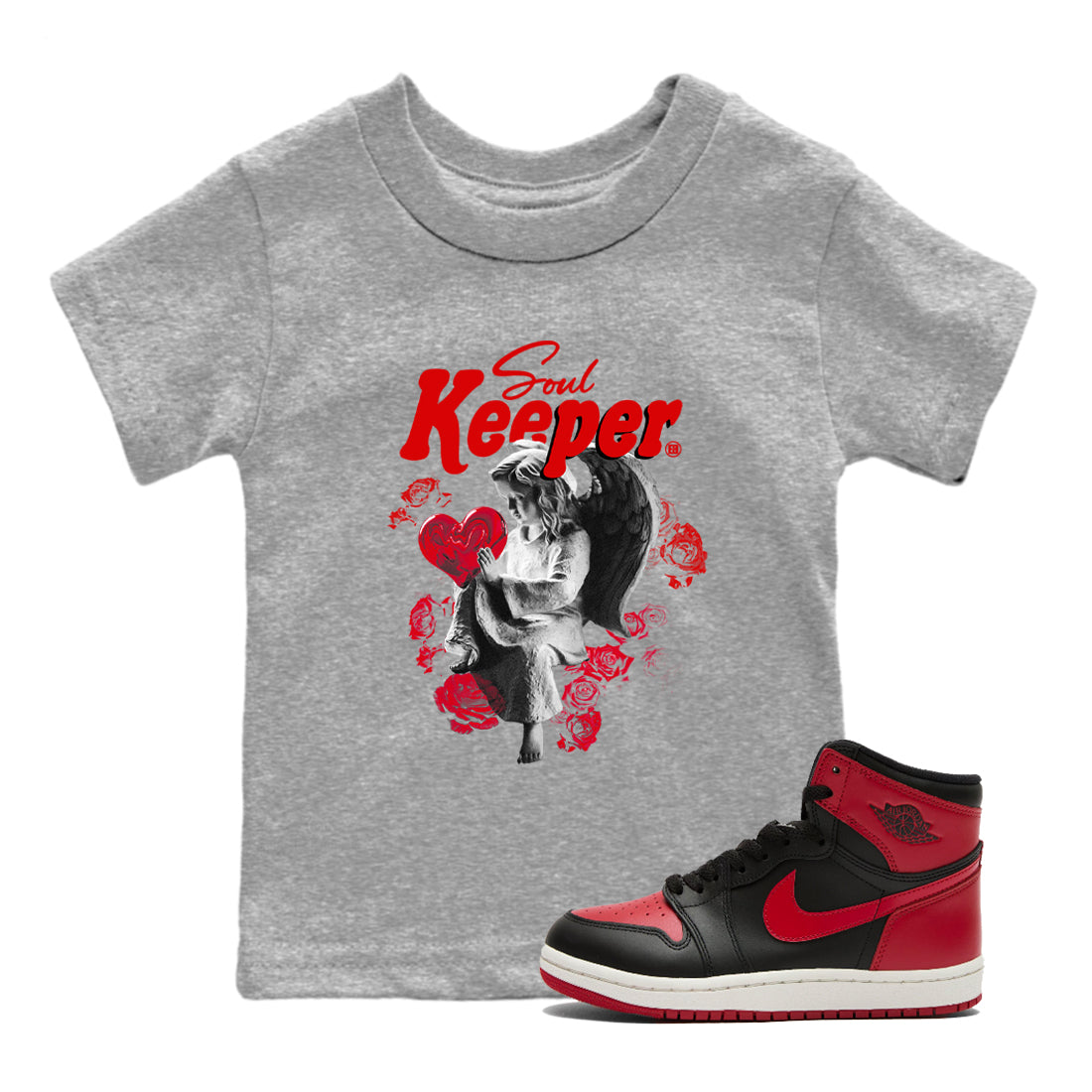 Soul Keeper snkmatch Tees Kids - Air Jordan 1 '85 Bred