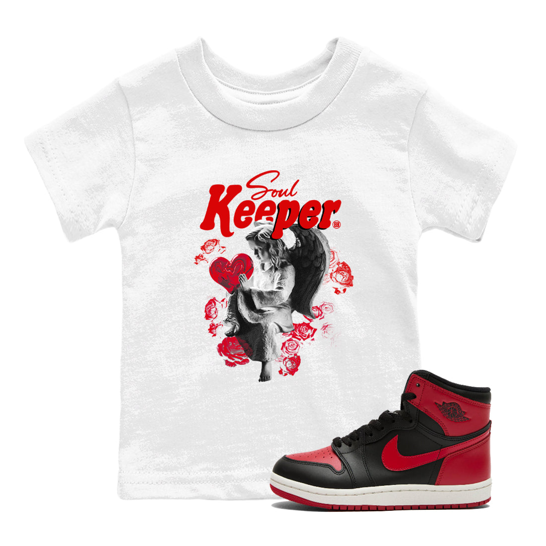 Soul Keeper snkmatch Tees Kids - Air Jordan 1 '85 Bred