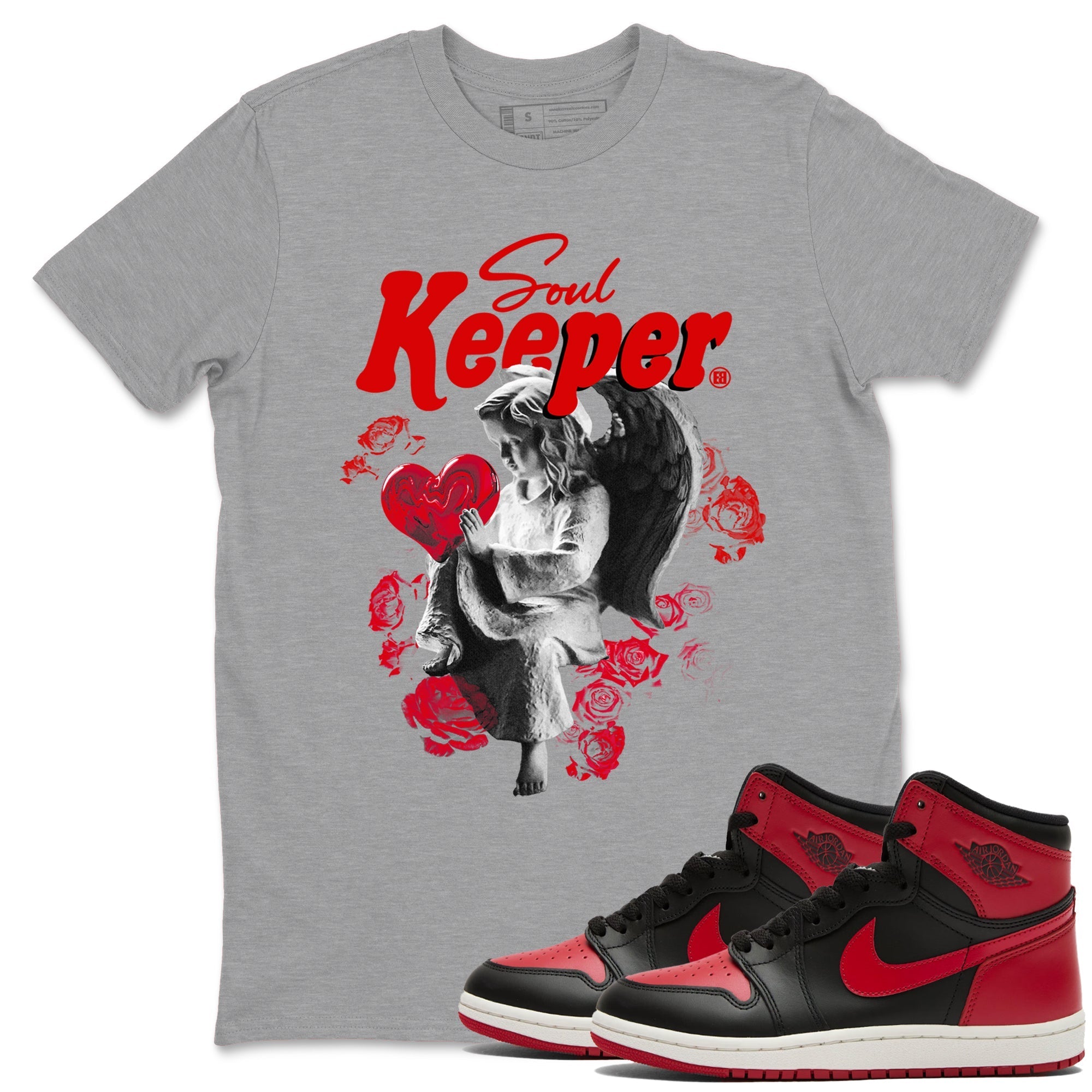 Soul Keeper snkmatch Tees - Air Jordan 1 '85 Bred