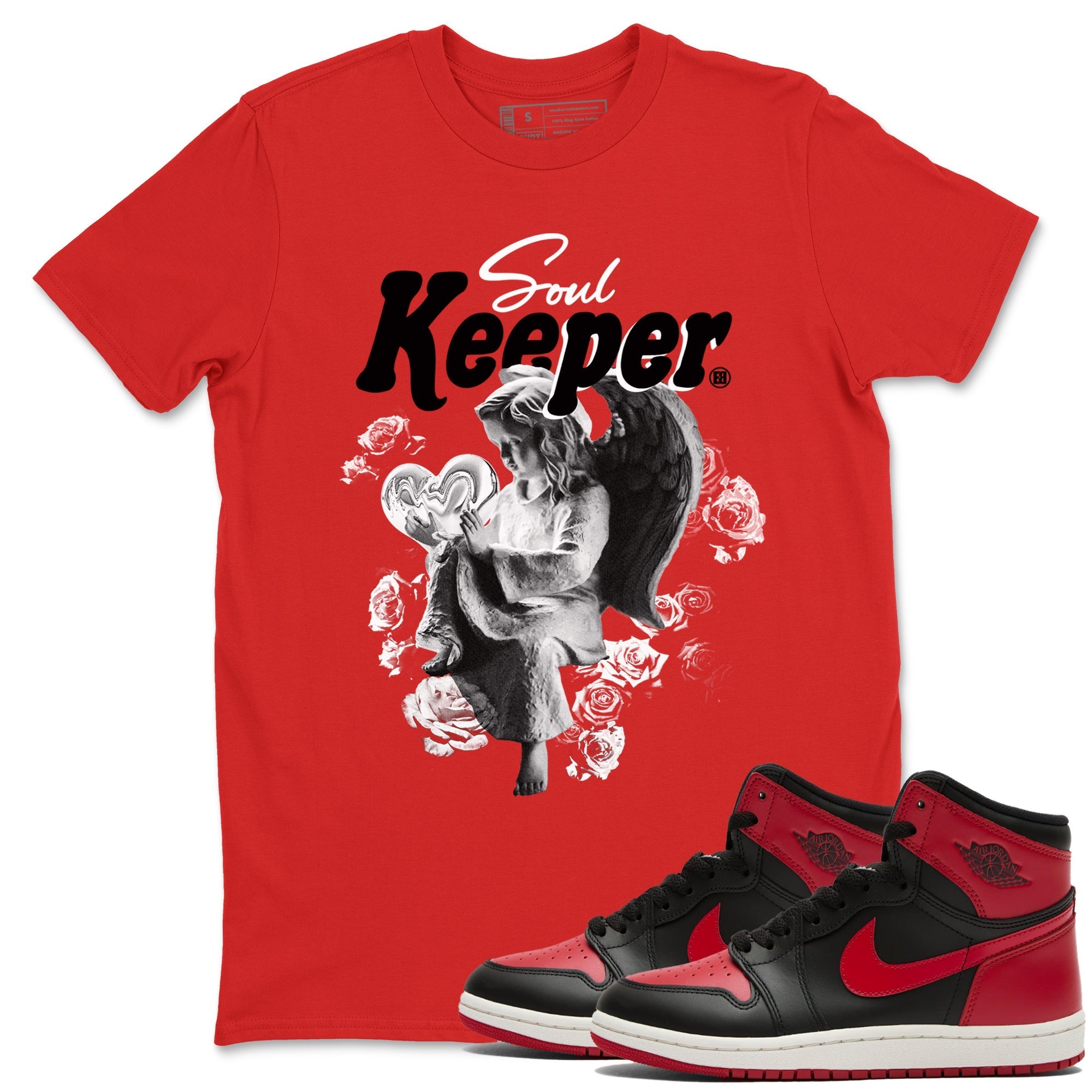 Soul Keeper snkmatch Tees - Air Jordan 1 '85 Bred