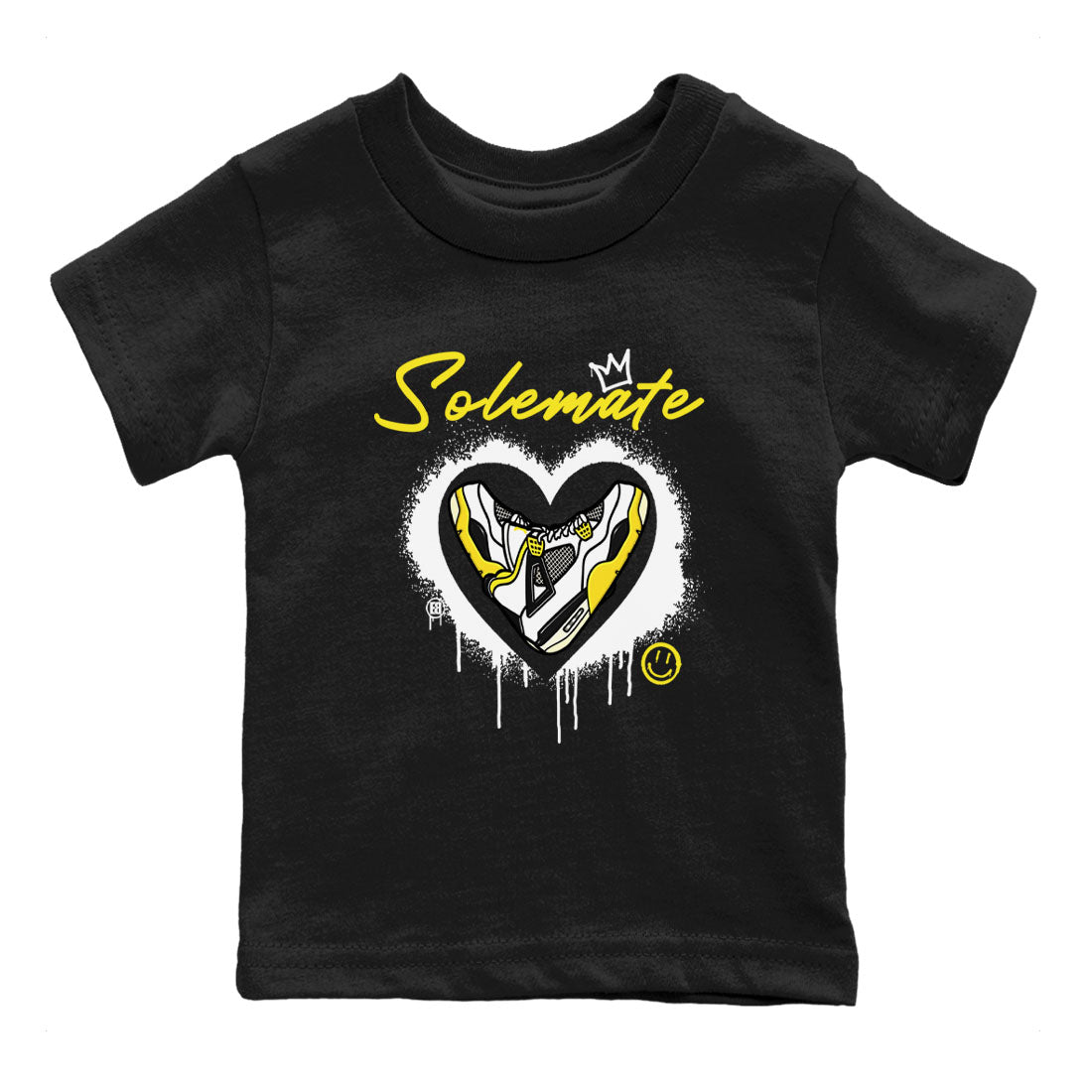 Solemate snkmatch Tees Kids - Air Jordan 4 Vivid Sulfur