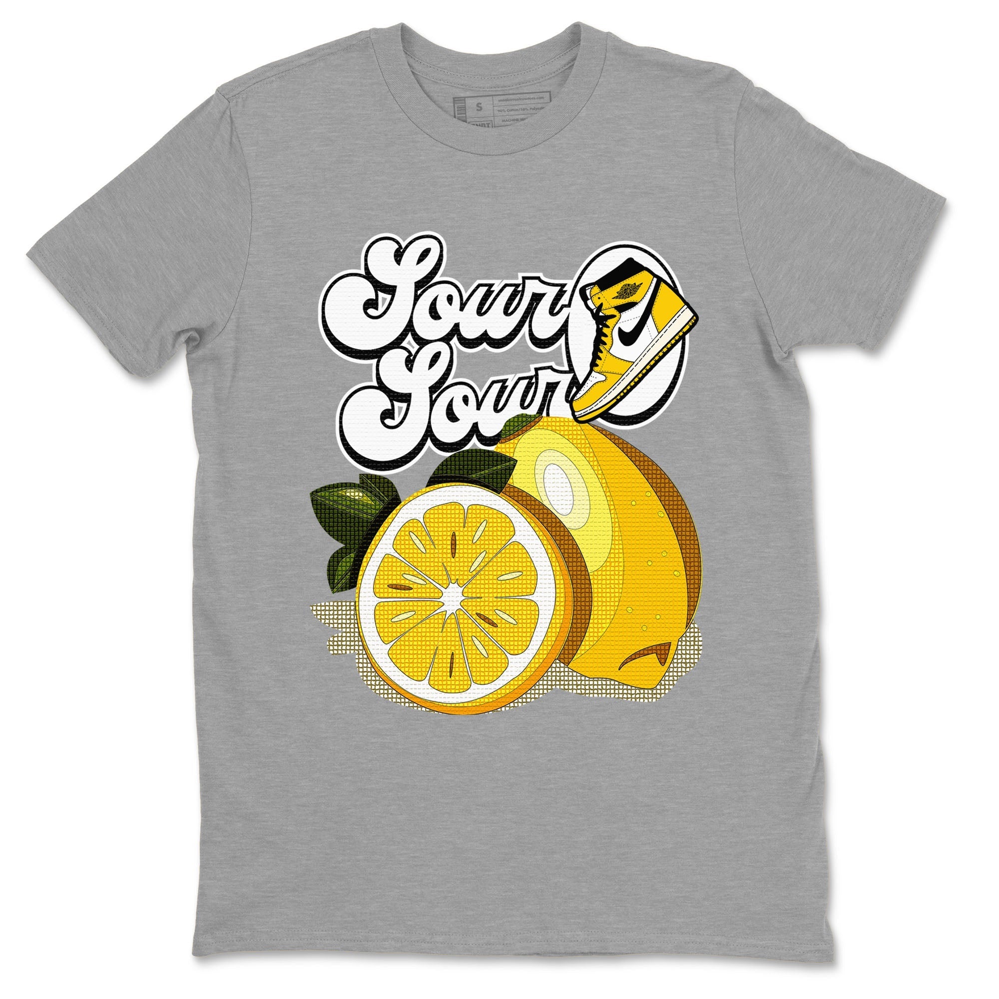 Sour And Sour snkmatch Tees - Air Jordan 1 Yellow Ochre