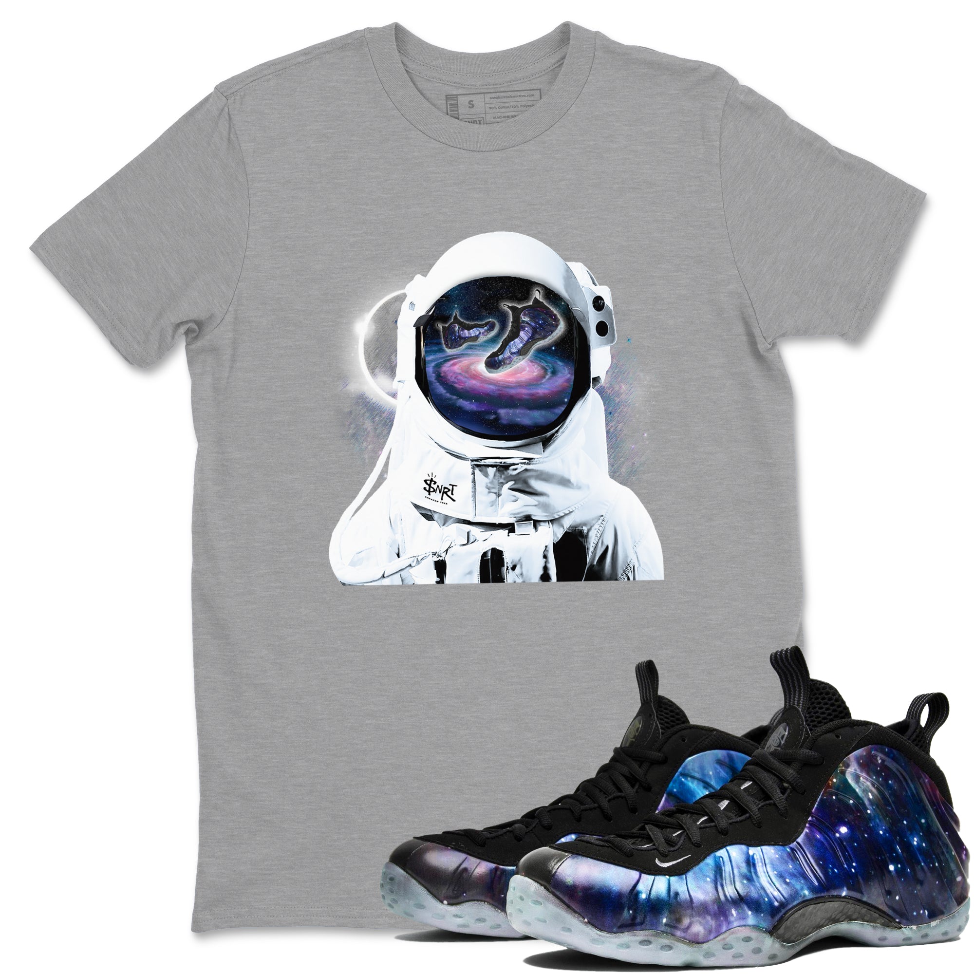 Space Discovery snkmatch Tees - Air Foamposite One Galaxy