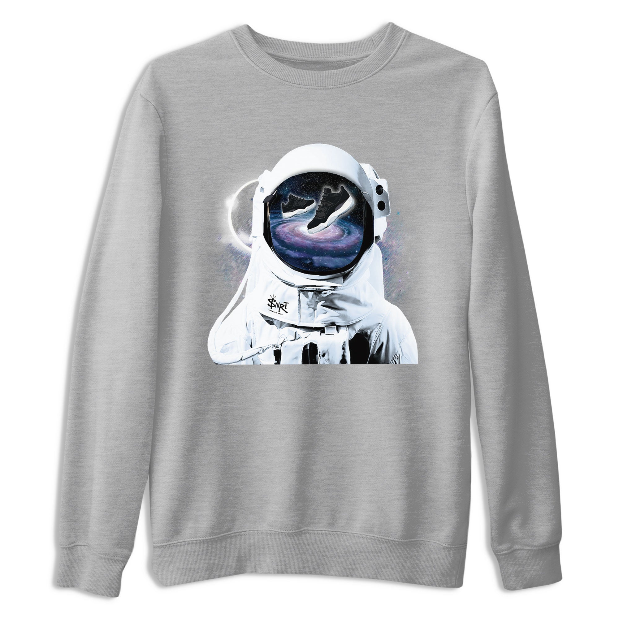 Space Discovery snkmatch Tees - Air Jordan 11 Black and Varsity Royal