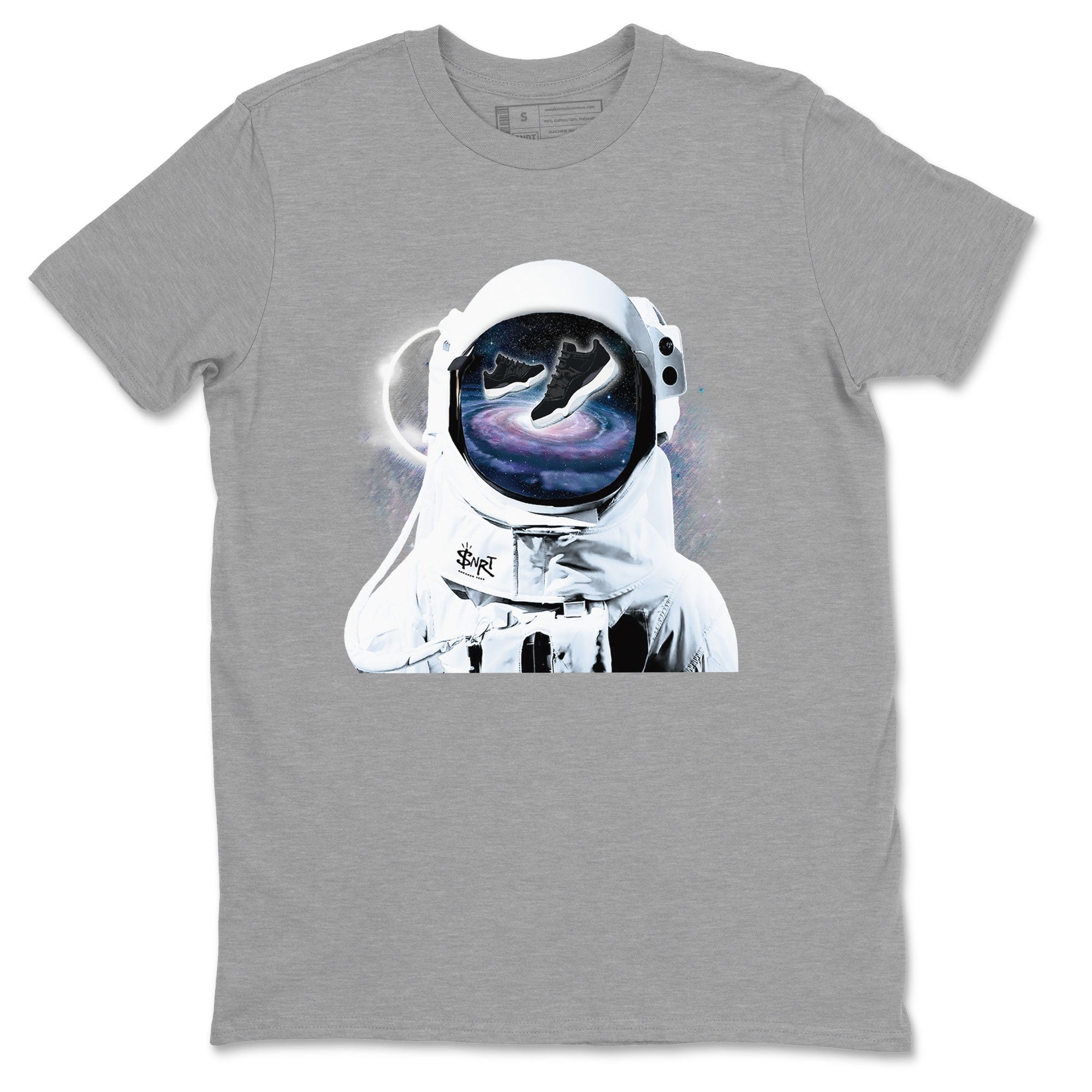 Space Discovery snkmatch Tees - Air Jordan 11 Black and Varsity Royal