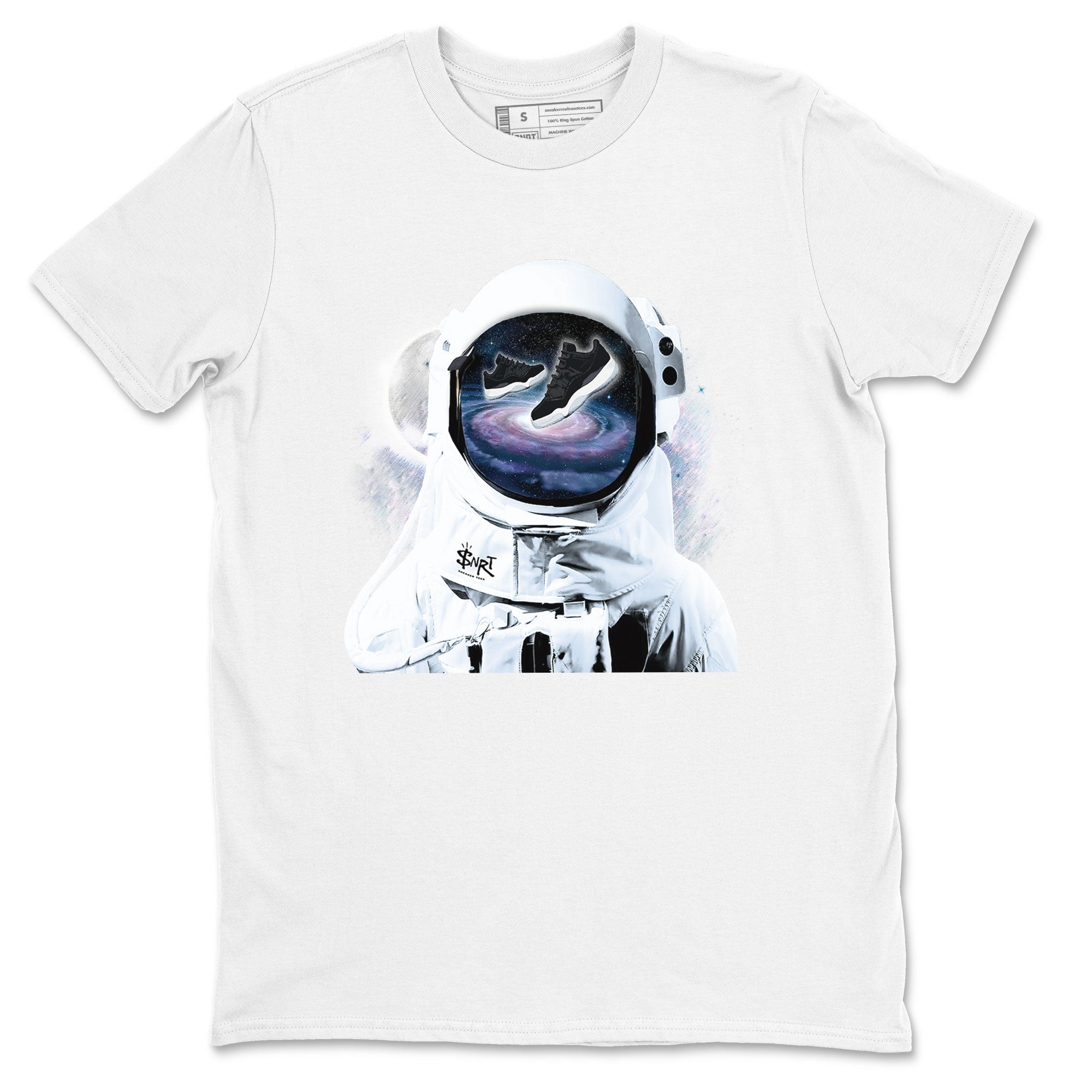 Space Discovery snkmatch Tees - Air Jordan 11 Black and Varsity Royal