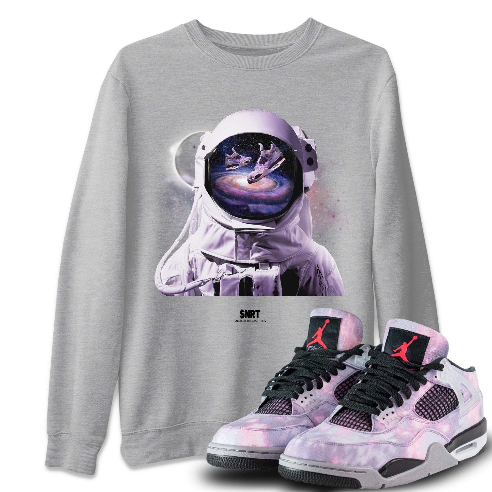 Space Discovery Unisex Tops - Air Jordan 4 Zen Master