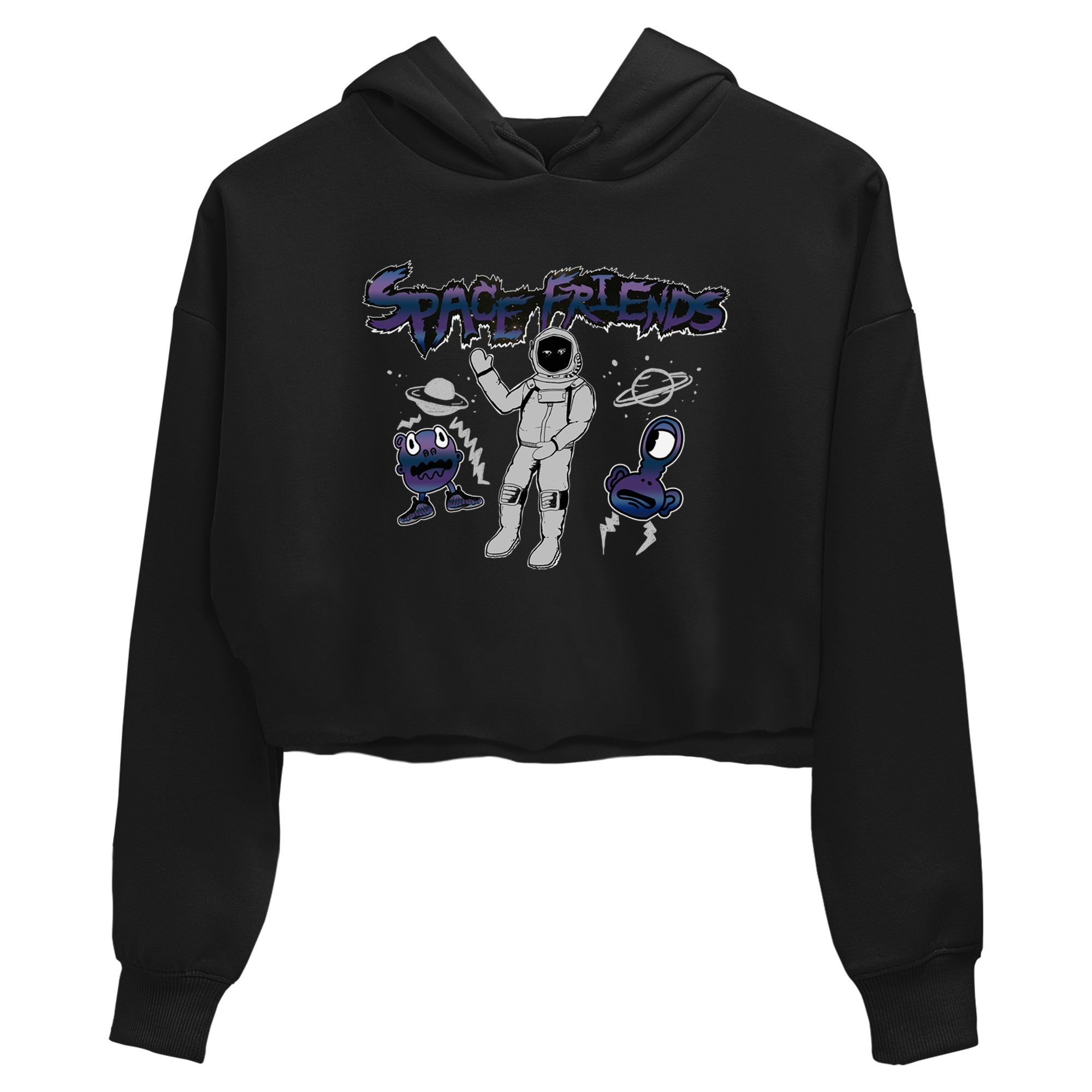 Space Friends snkmatch Women's Top - Air Foamposite One Galaxy