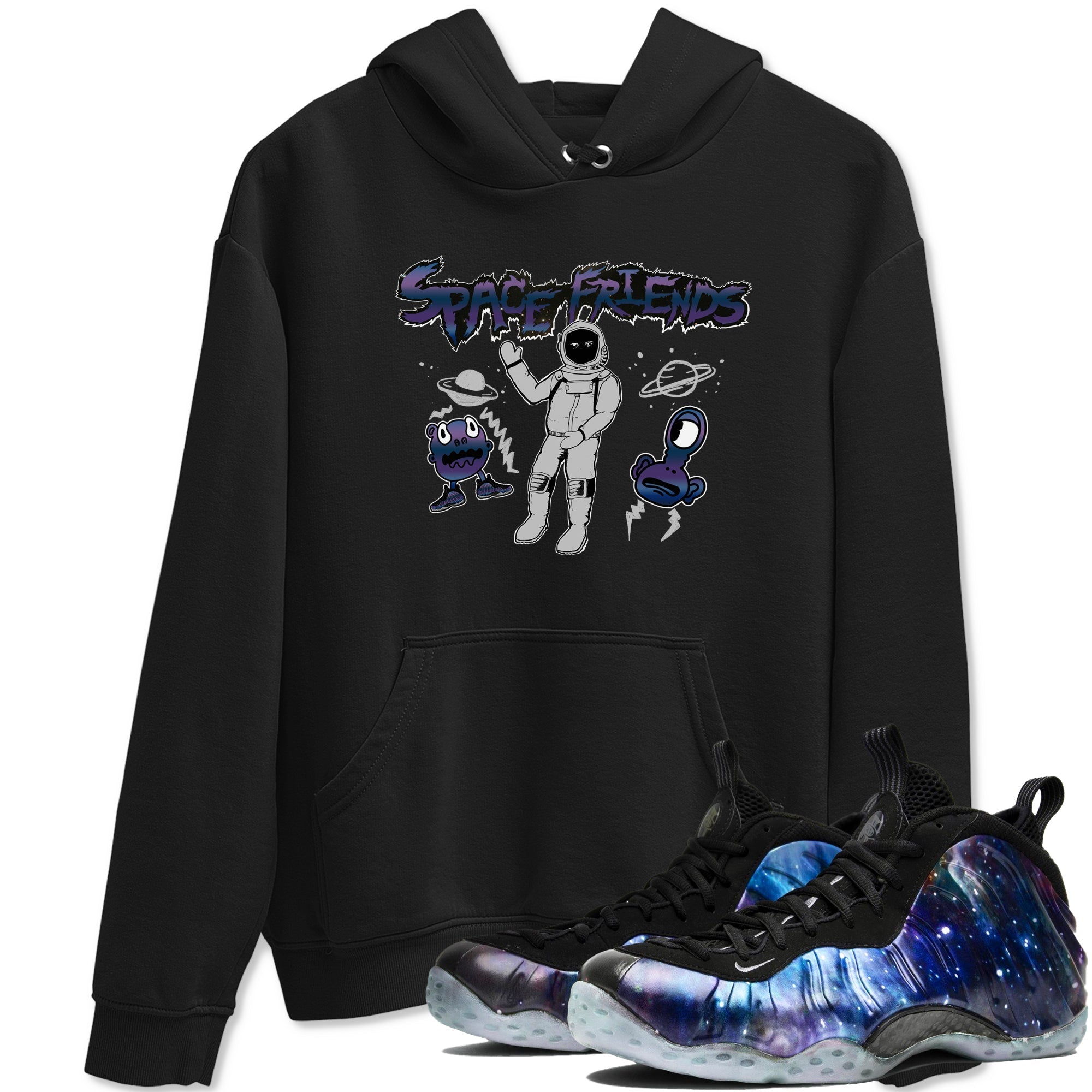 Space Friends snkmatch Tees - Air Foamposite One Galaxy