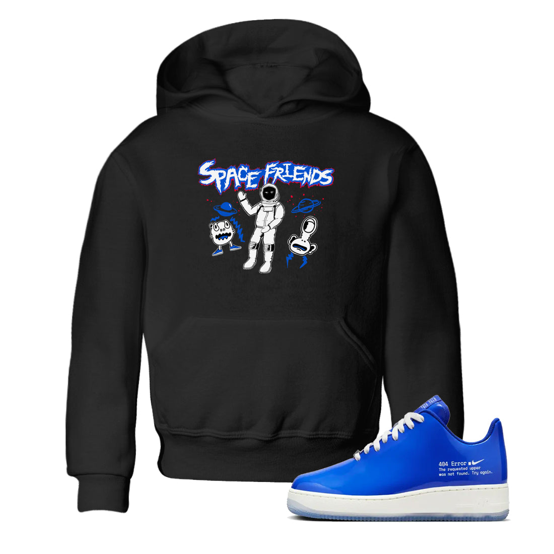 Space Friends snkmatch Tees Kids - Air Force 1 404 Error