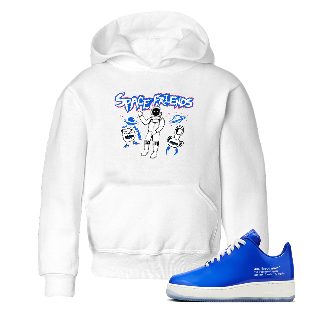 Space Friends snkmatch Tees Kids - Air Force 1 404 Error