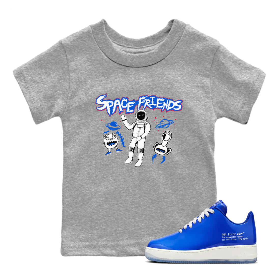 Space Friends snkmatch Tees Kids - Air Force 1 404 Error